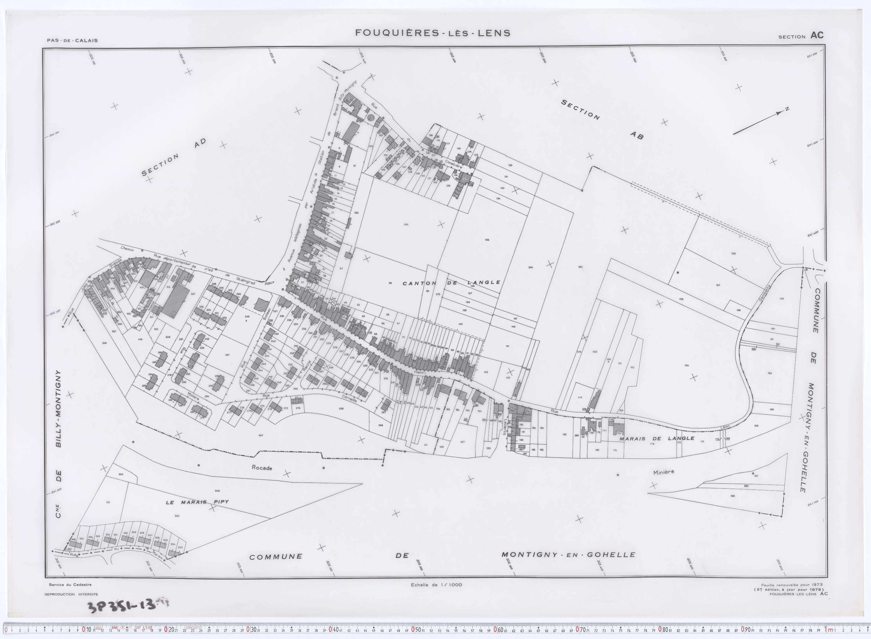 Fouquières-lès-Lens - Section AC.