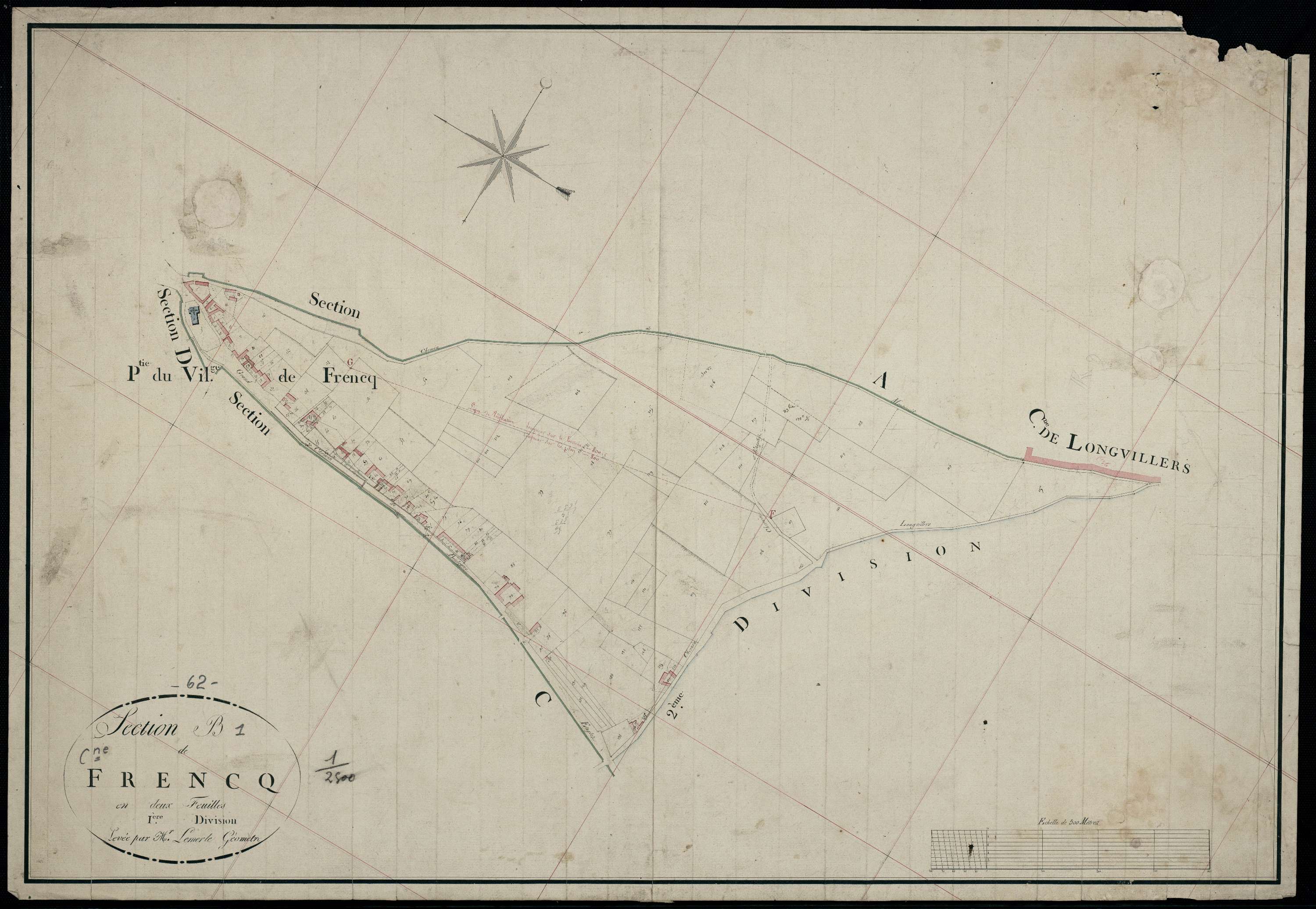 Frencq - Section B, 1re feuille