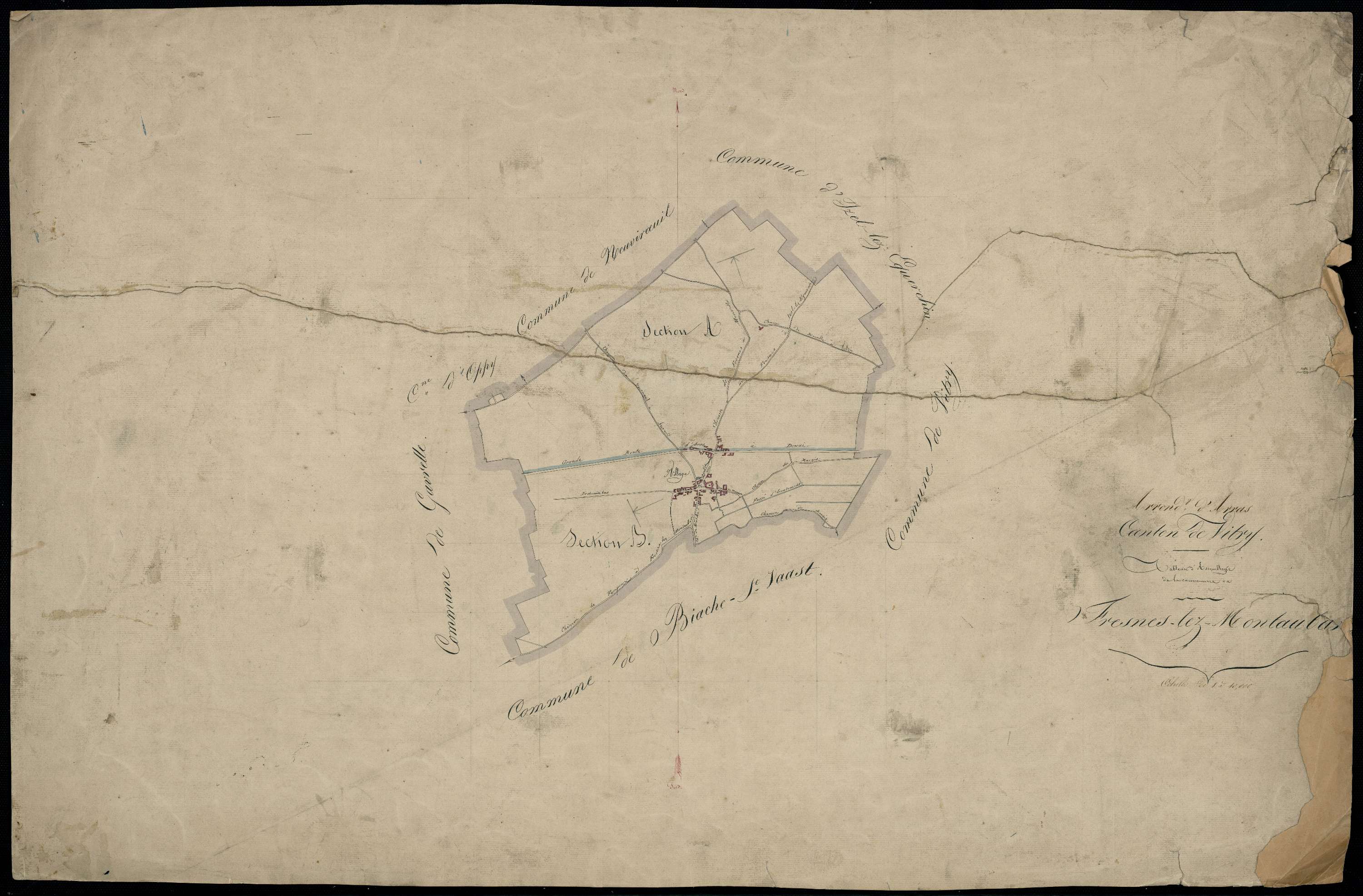 Fresnes-lès-Montauban - Tableau d'assemblage
