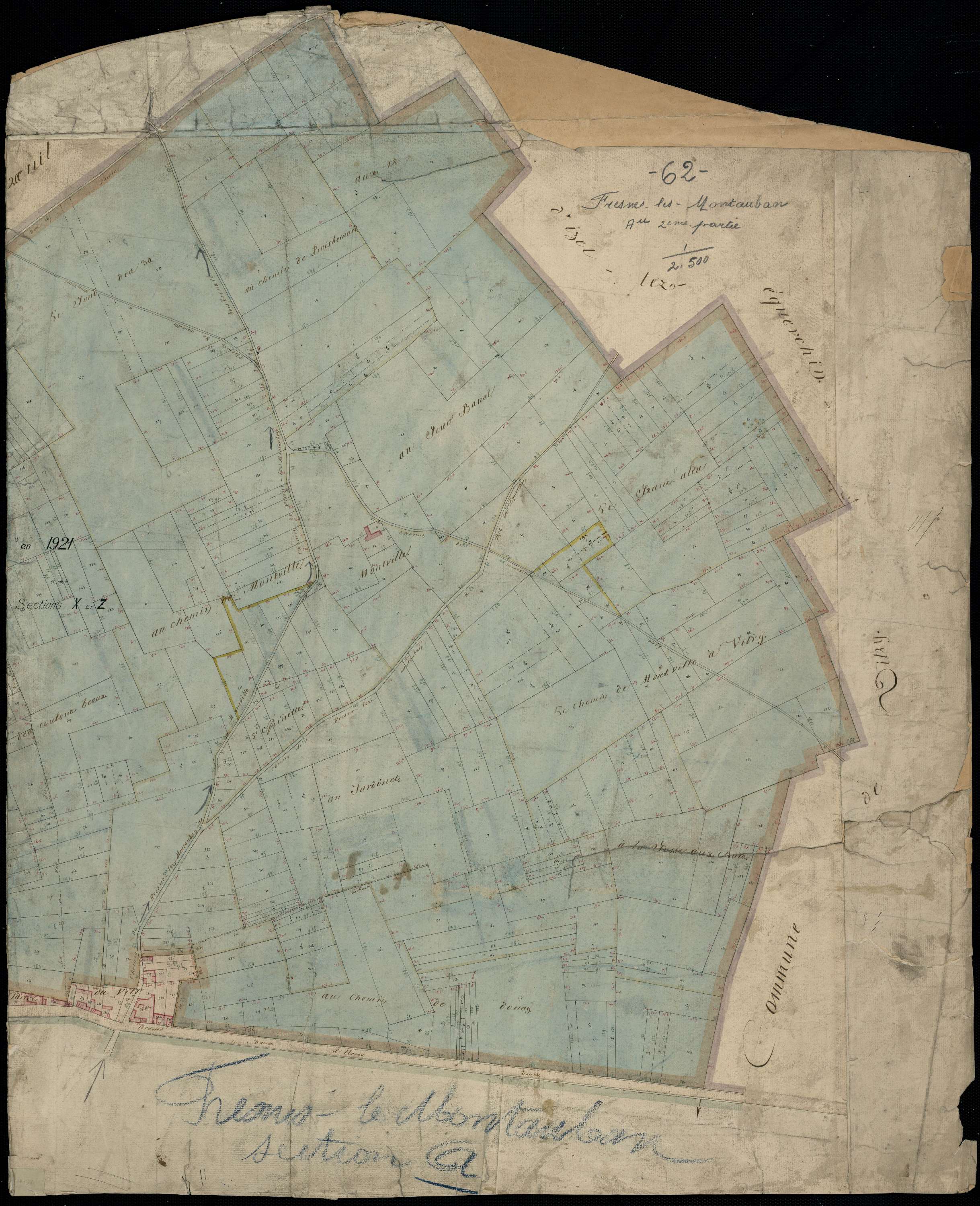 Fresnes-lès-Montauban - Section A, 2e feuille