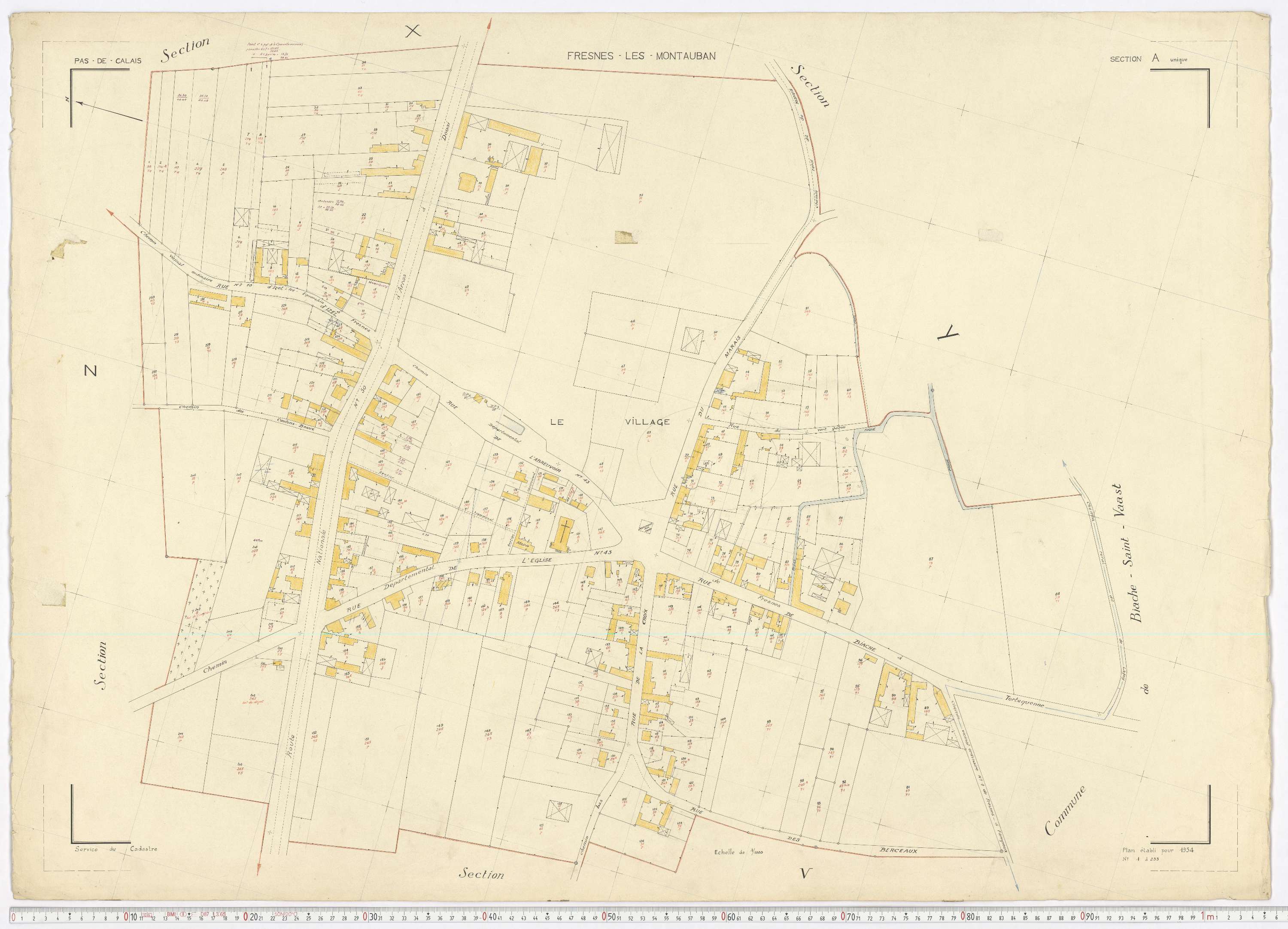 Fresnes-lès-Montauban - Section A.