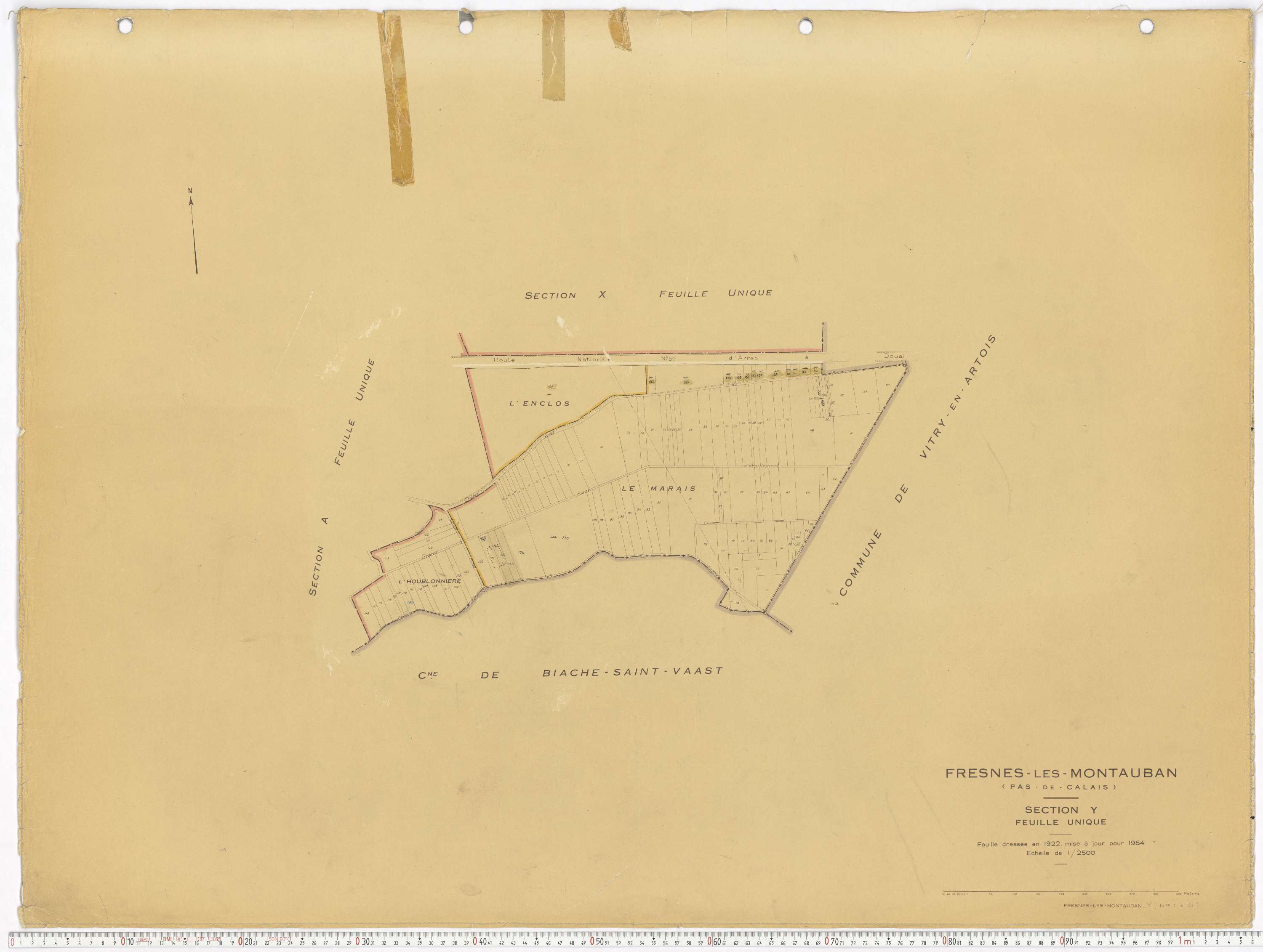 Fresnes-lès-Montauban - Section Y.