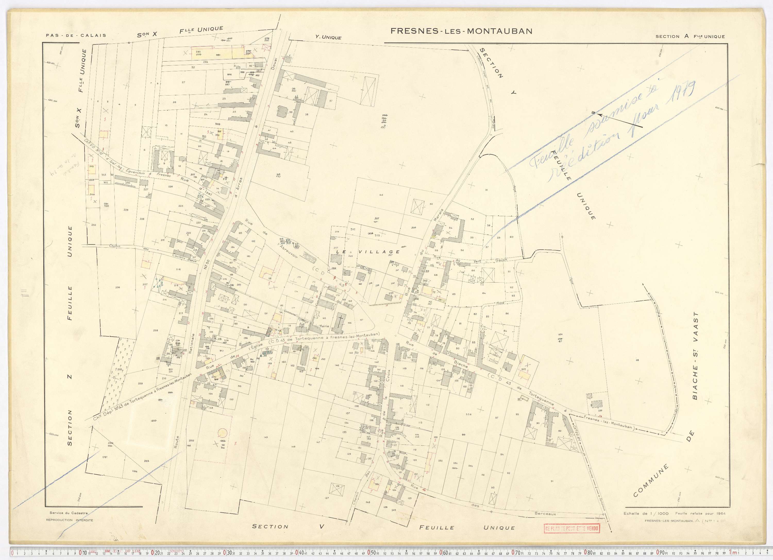 Fresnes-lès-Montauban - Section A.