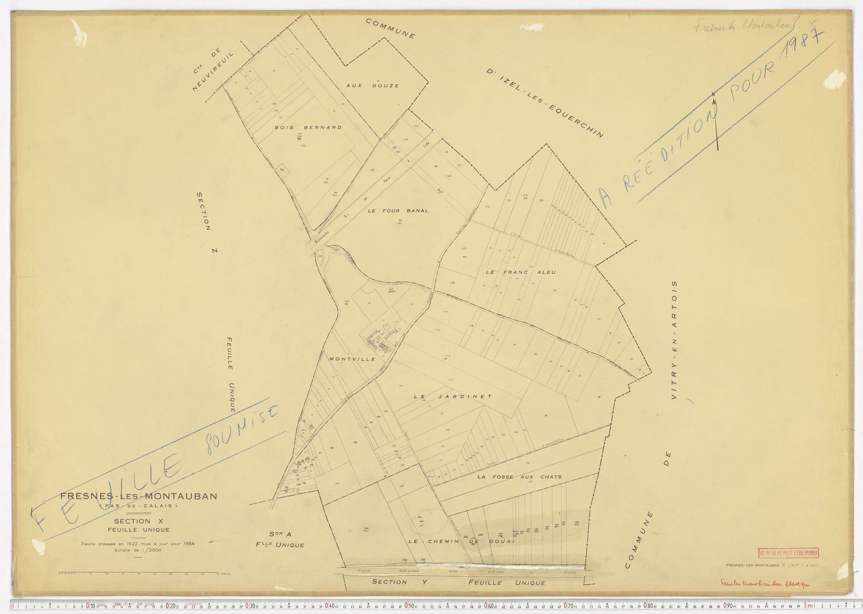 Fresnes-lès-Montauban - Section X.