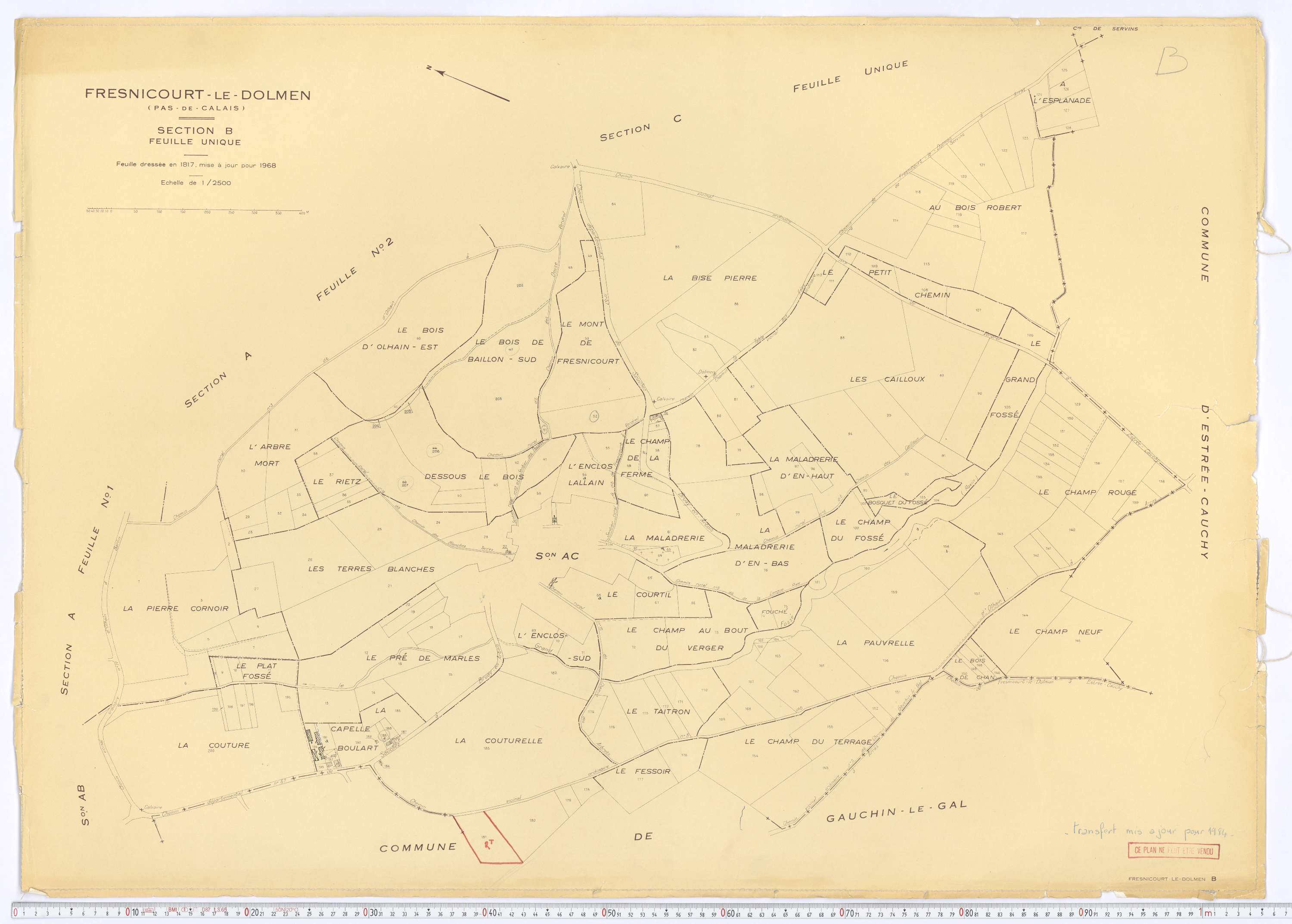 Fresnicourt-le-Dolmen - Section B.