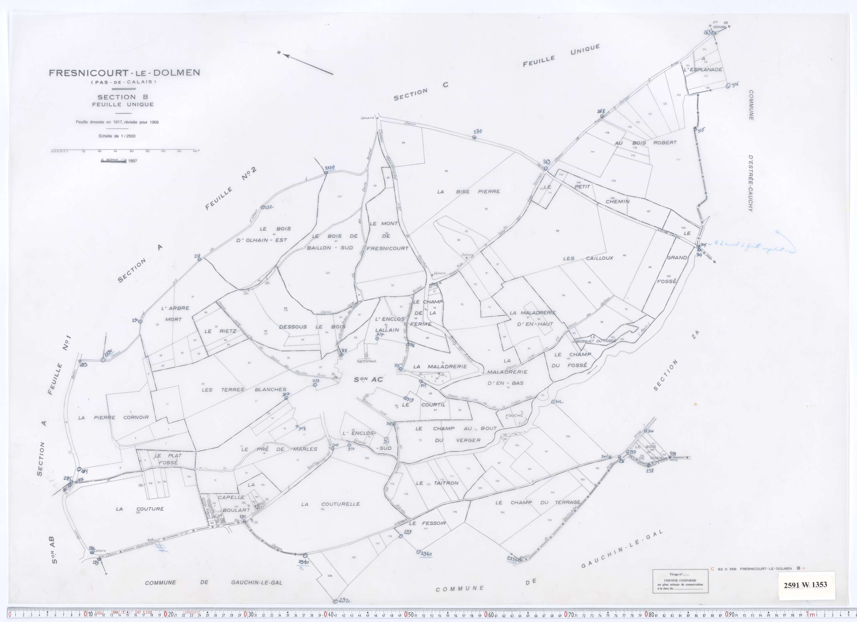 Fresnicourt-le-Dolmen - Section B.