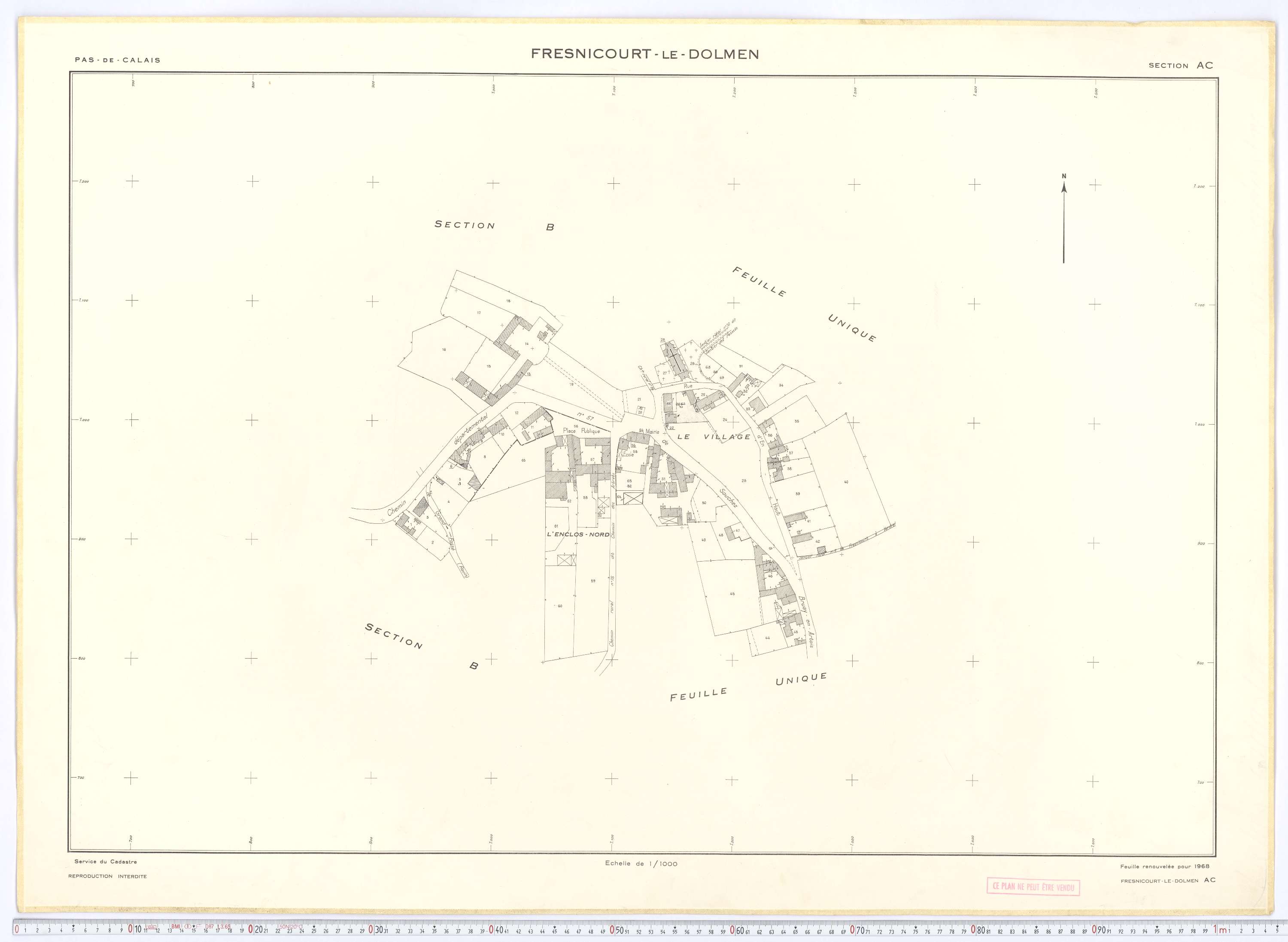 Fresnicourt-le-Dolmen - Section AC.