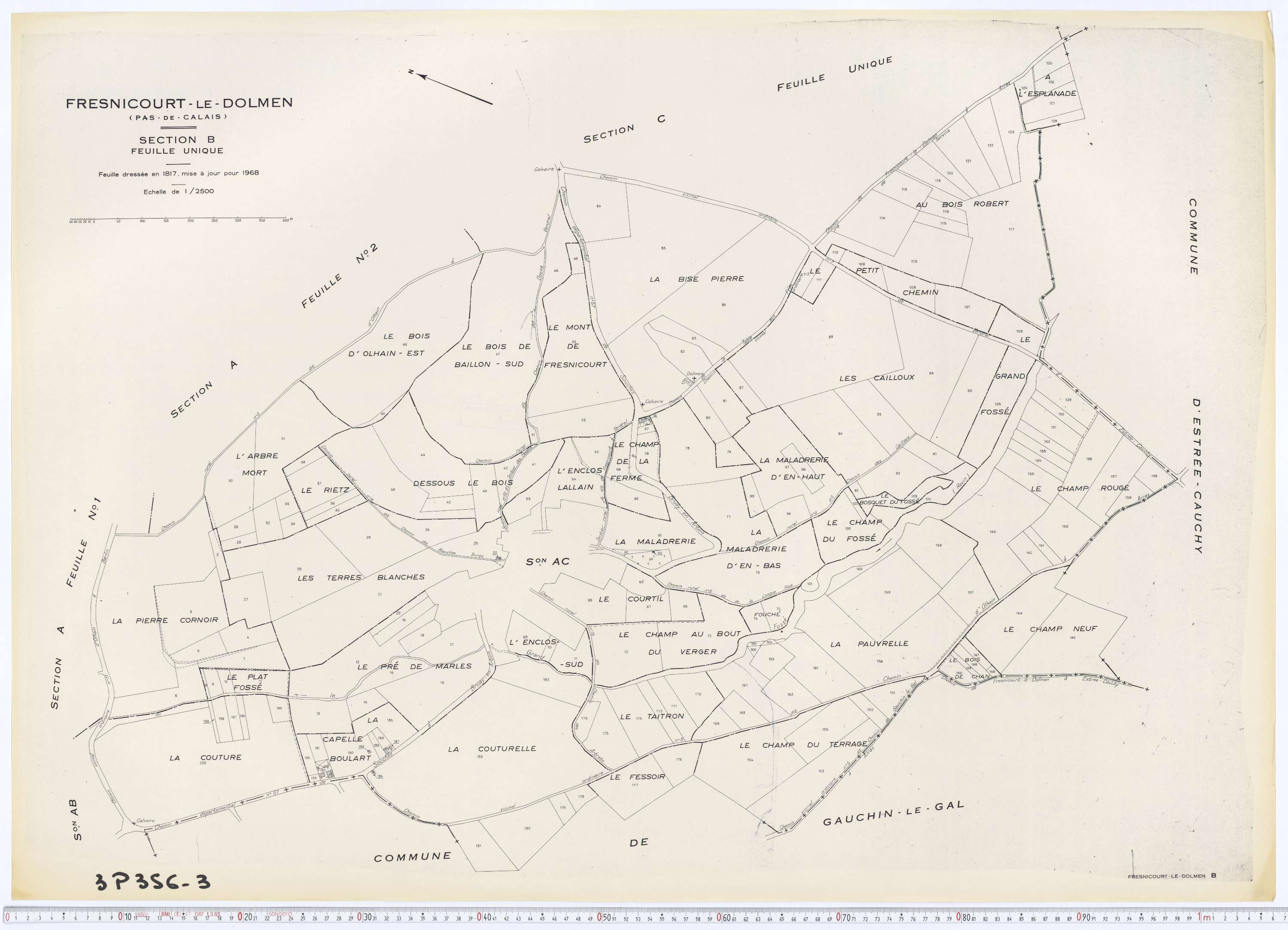 Fresnicourt-le-Dolmen - Section B.