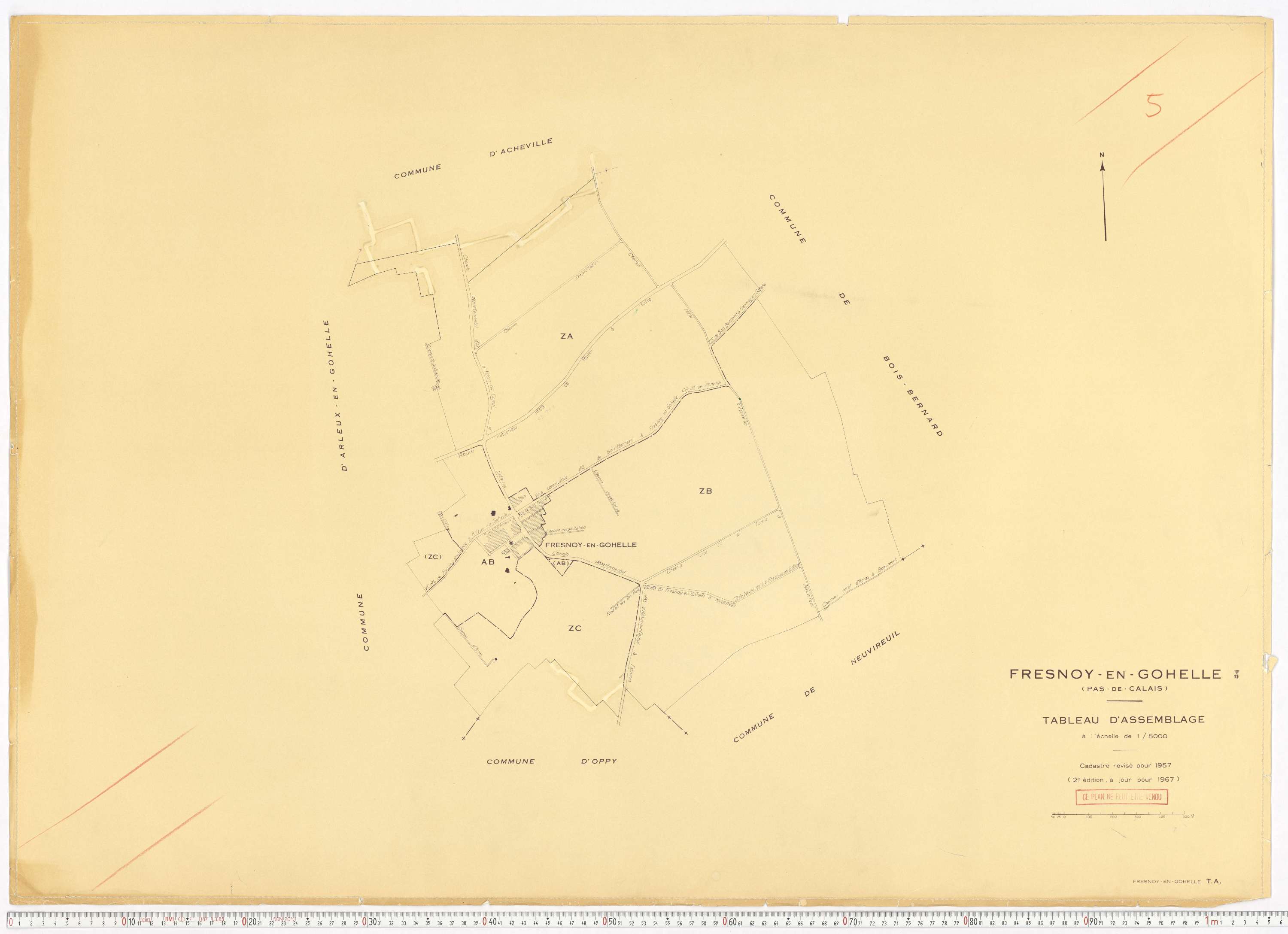Fresnoy - Tableau d'assemblage.