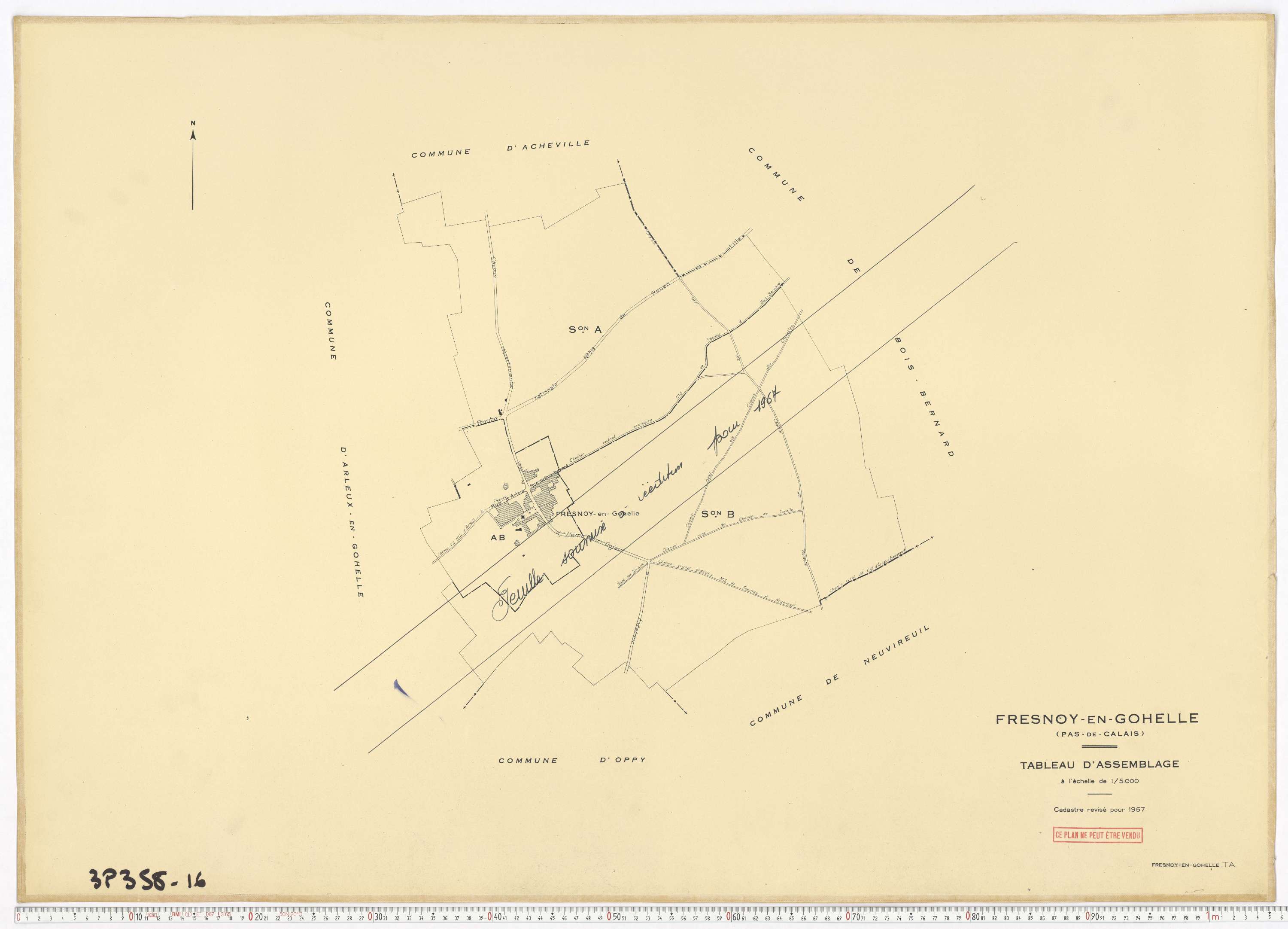 Fresnoy - Tableau d'assemblage.