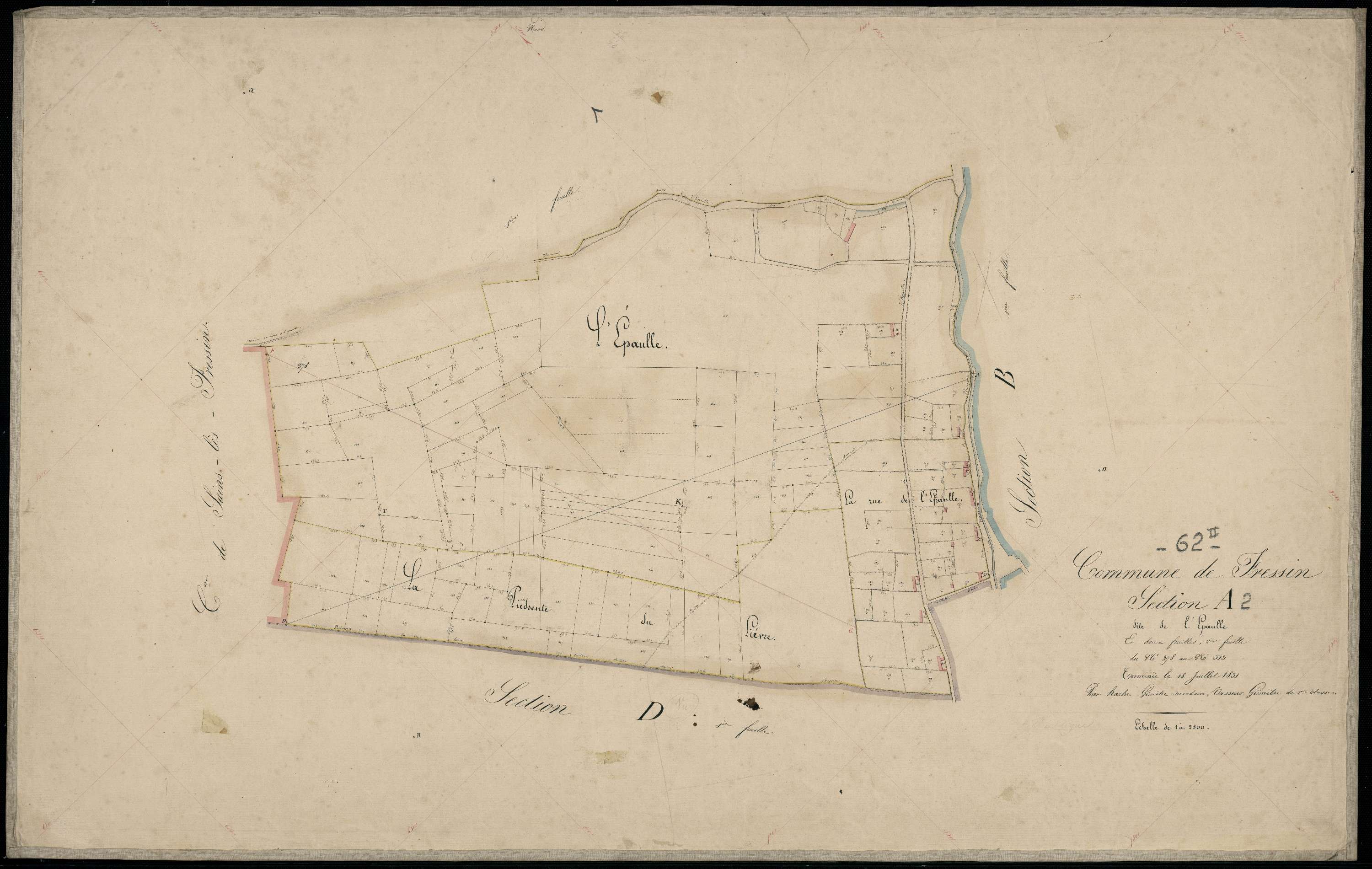 Fressin - Section A, 2e feuille