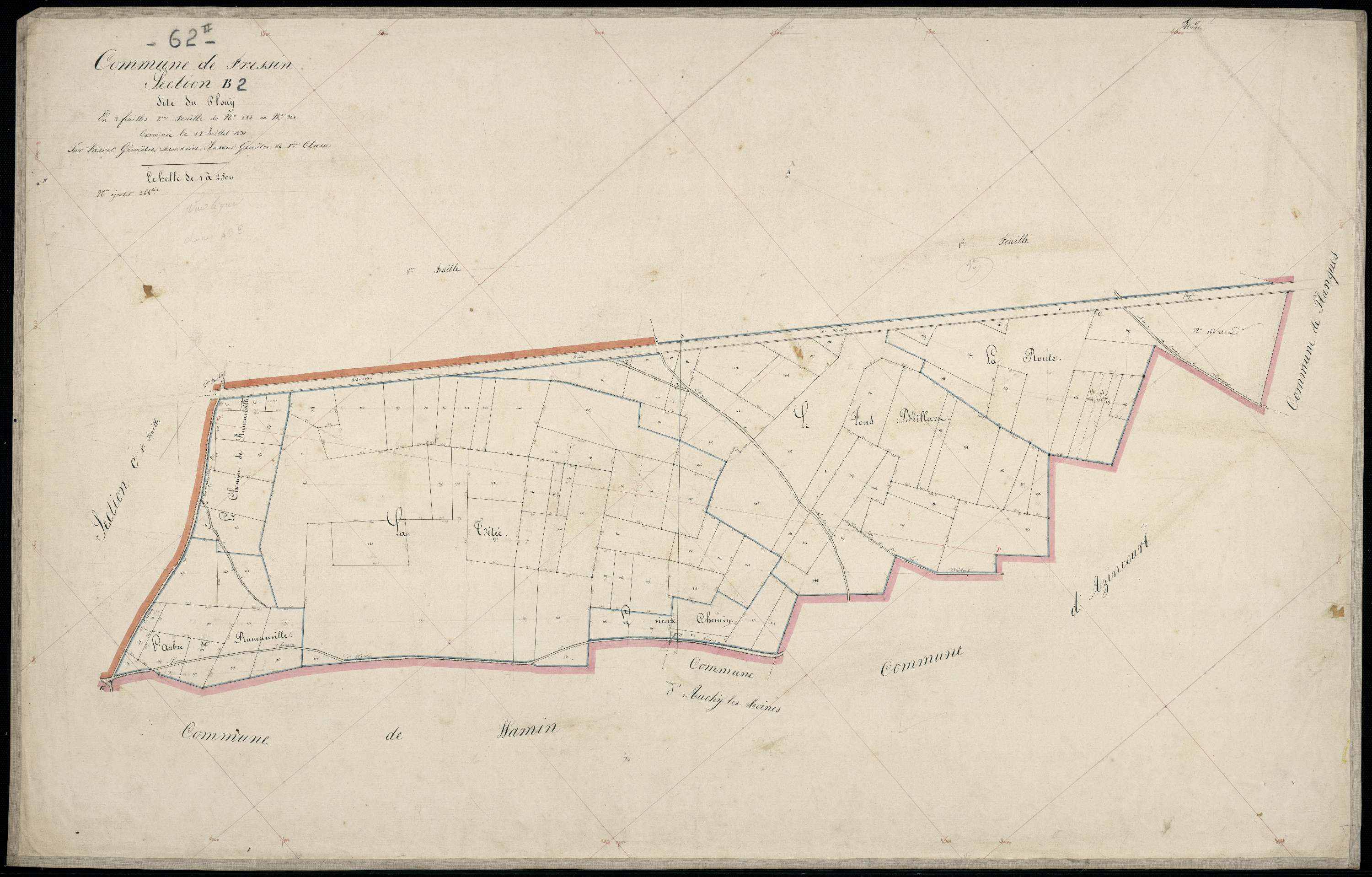 Fressin - Section B, 2e feuille