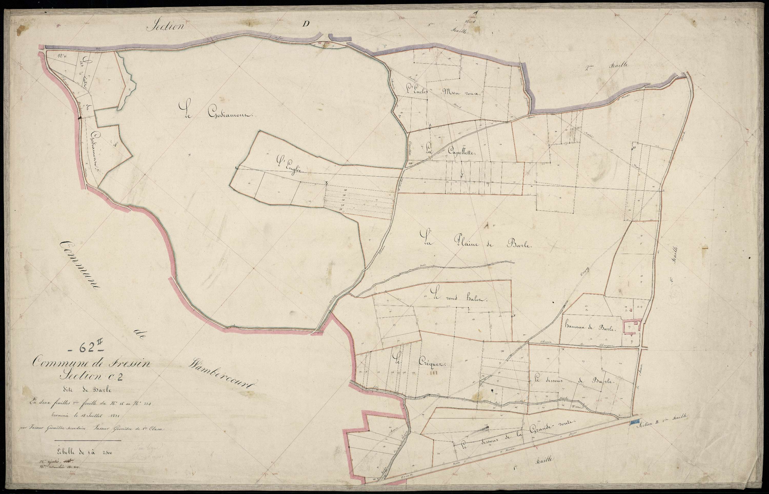 Fressin - Section C, 2e feuille