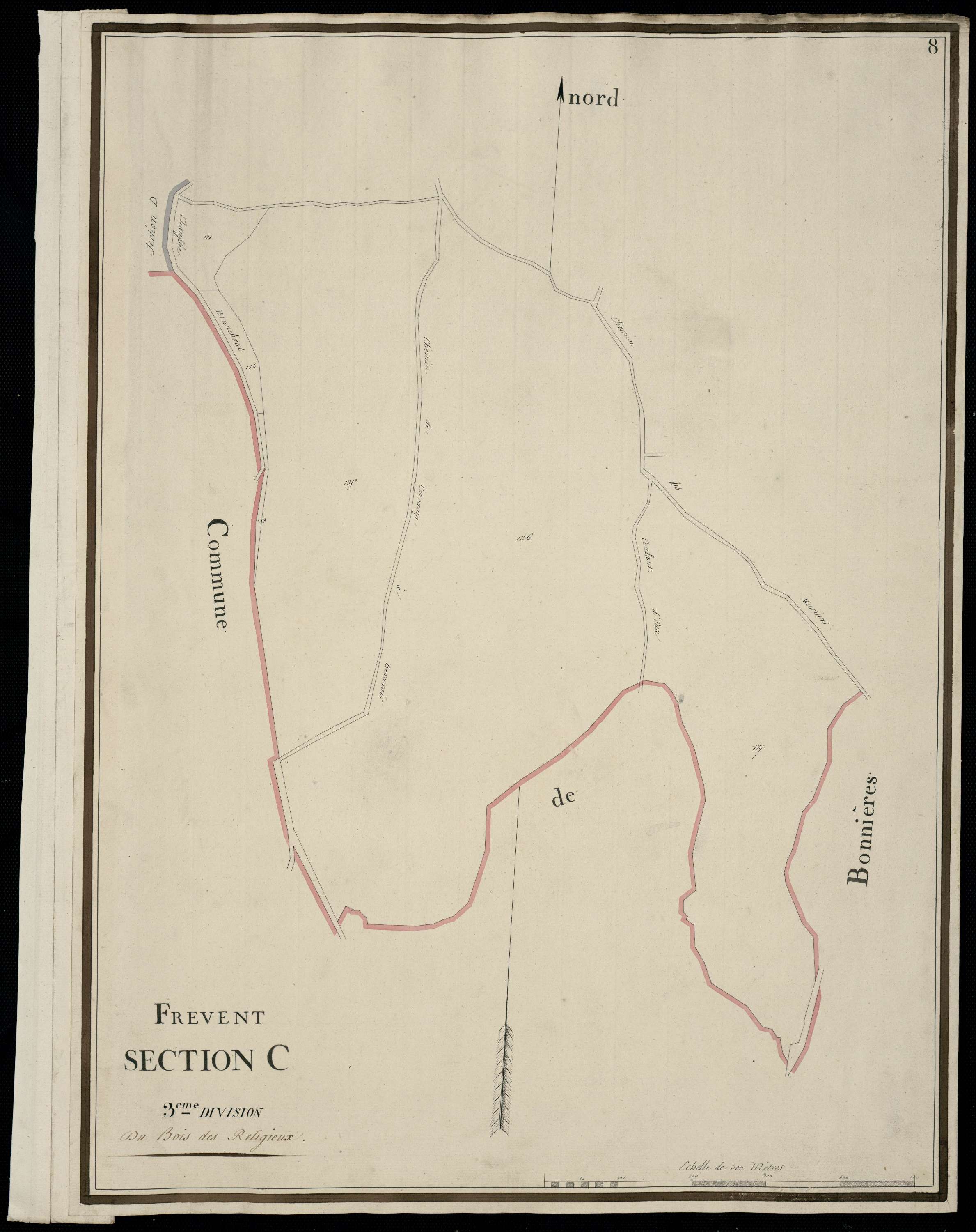 Frévent - Section C, 3e feuille