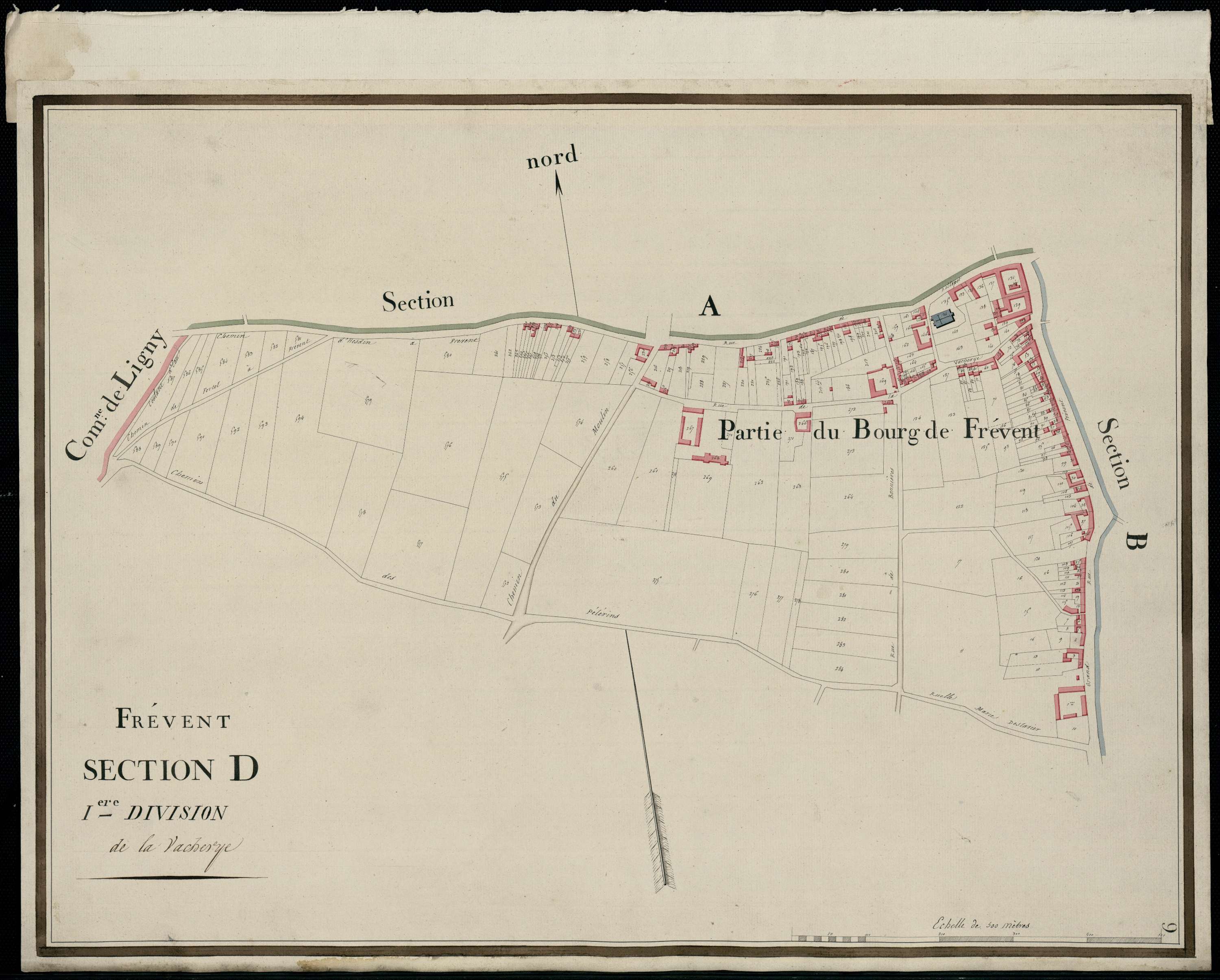 Frévent - Section D, 1re feuille