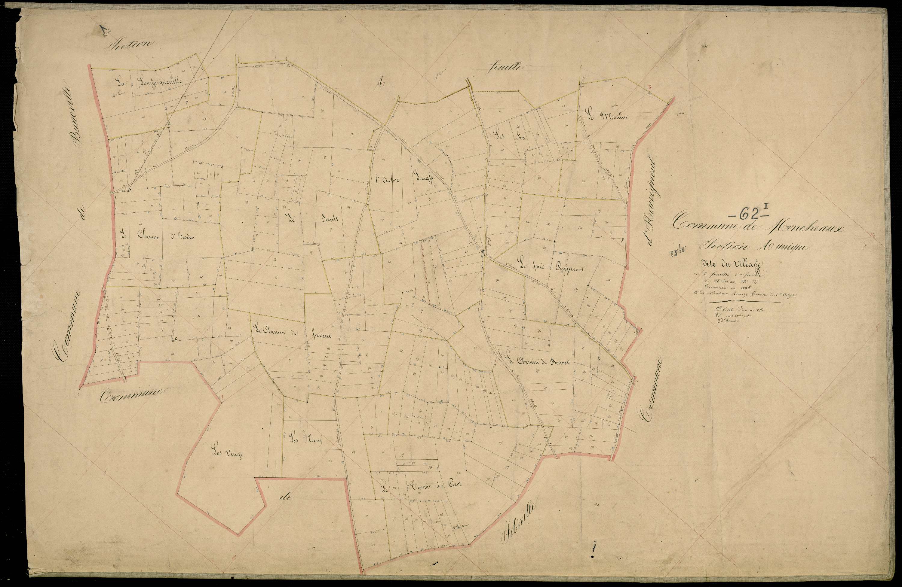 Frévent - Section A, 2e feuille