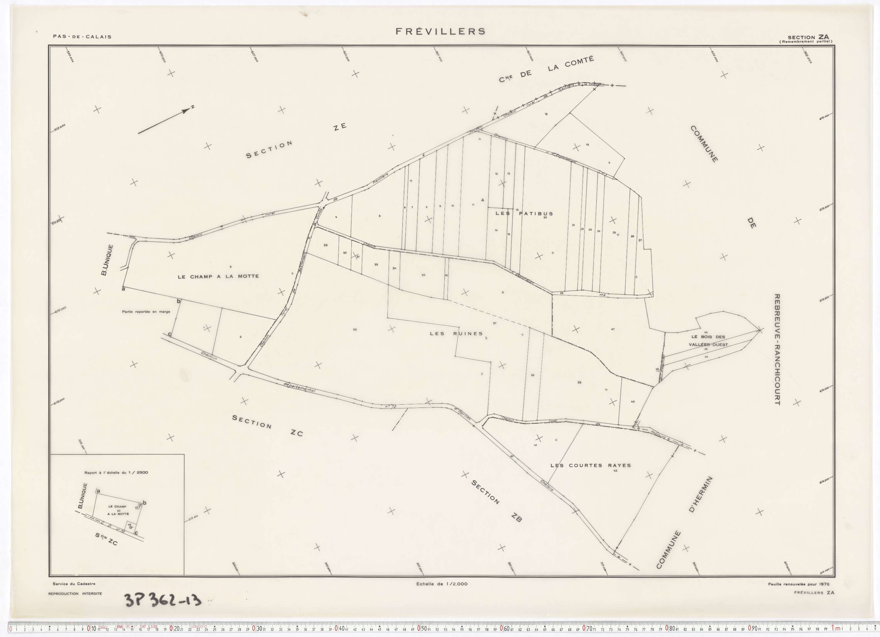 Frévillers - Section ZA.
