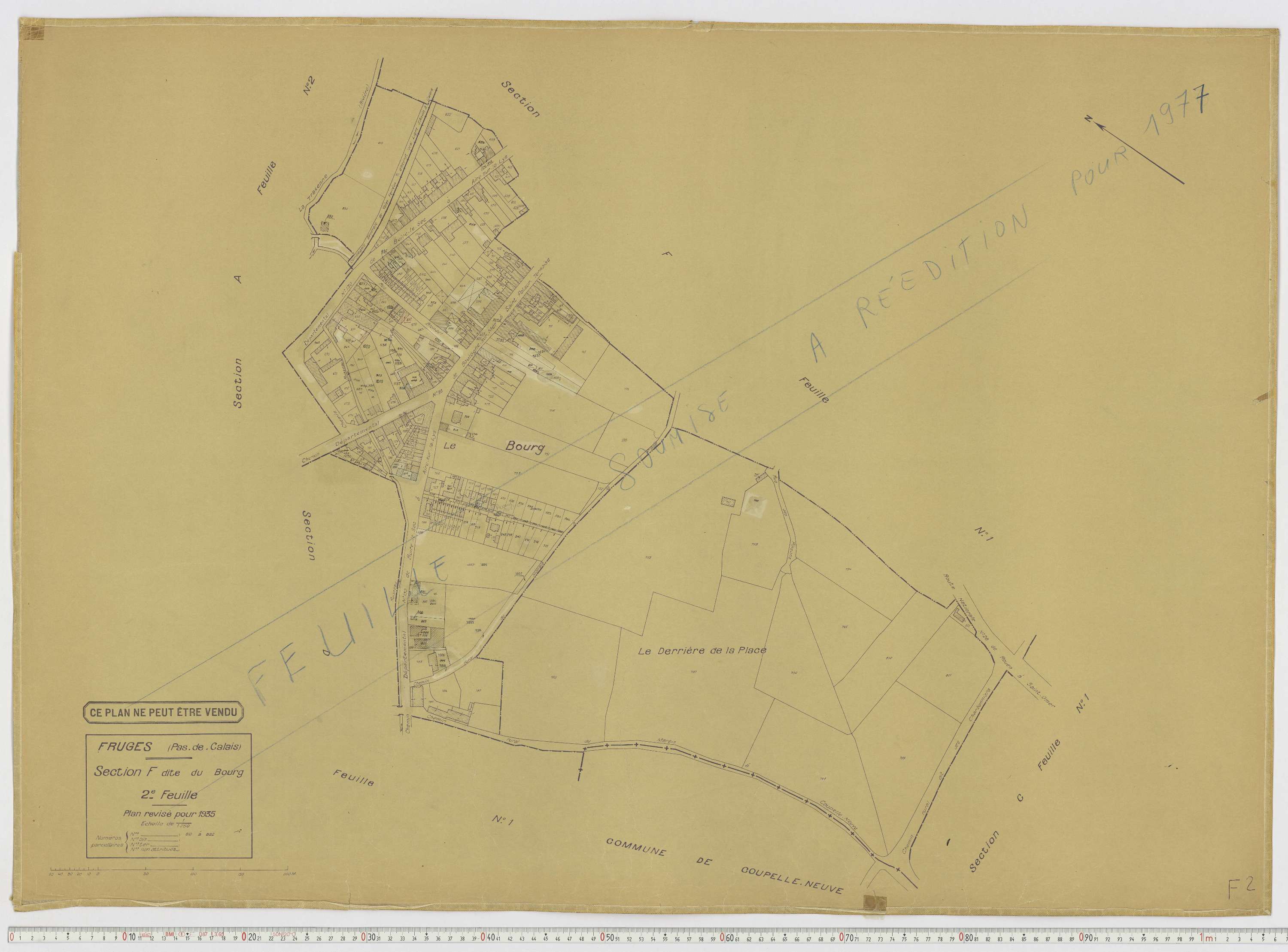 Fruges - Section F, feuille 2.
