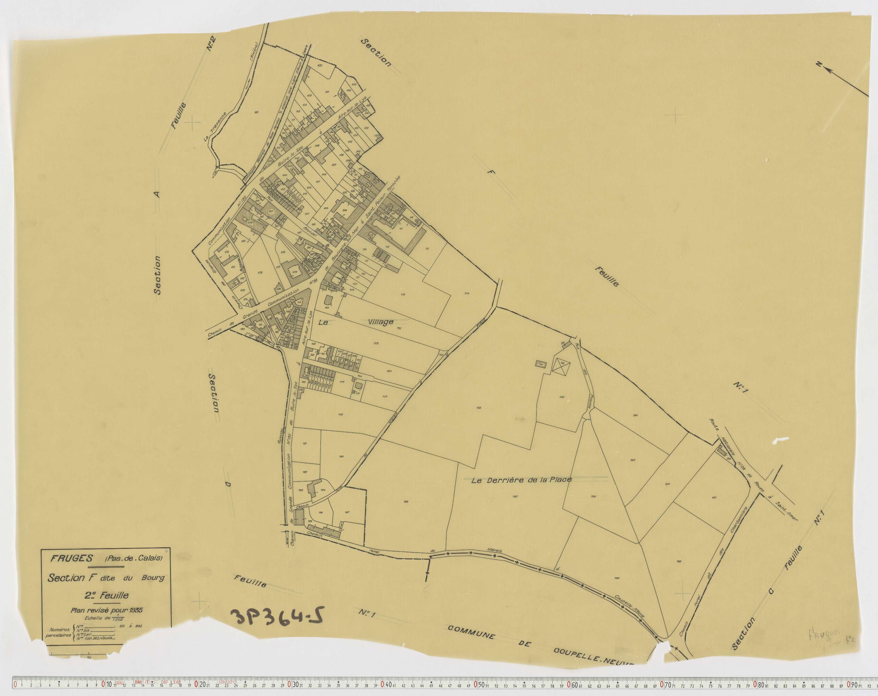 Fruges - Section F, feuille 2.
