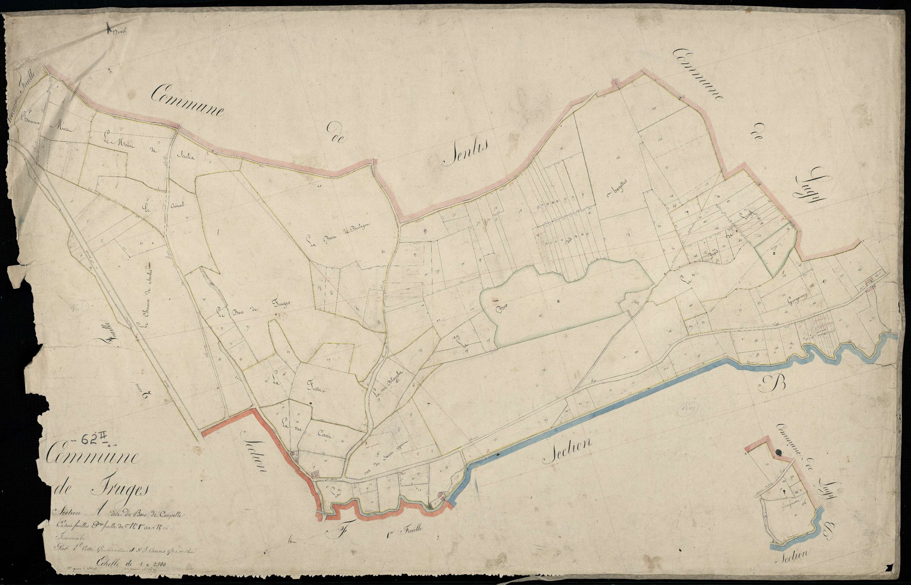 Fruges - Section A, 1re feuille