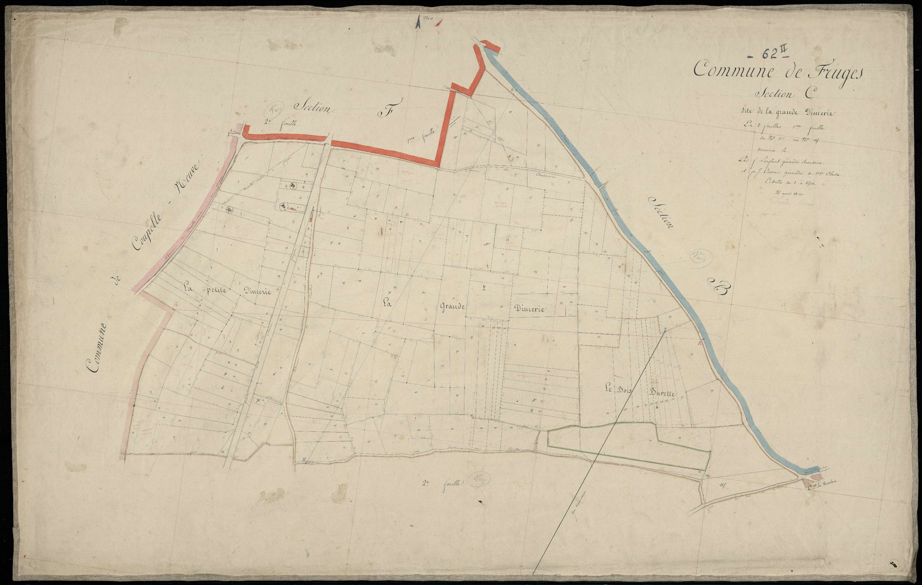Fruges - Section C, 1re feuille