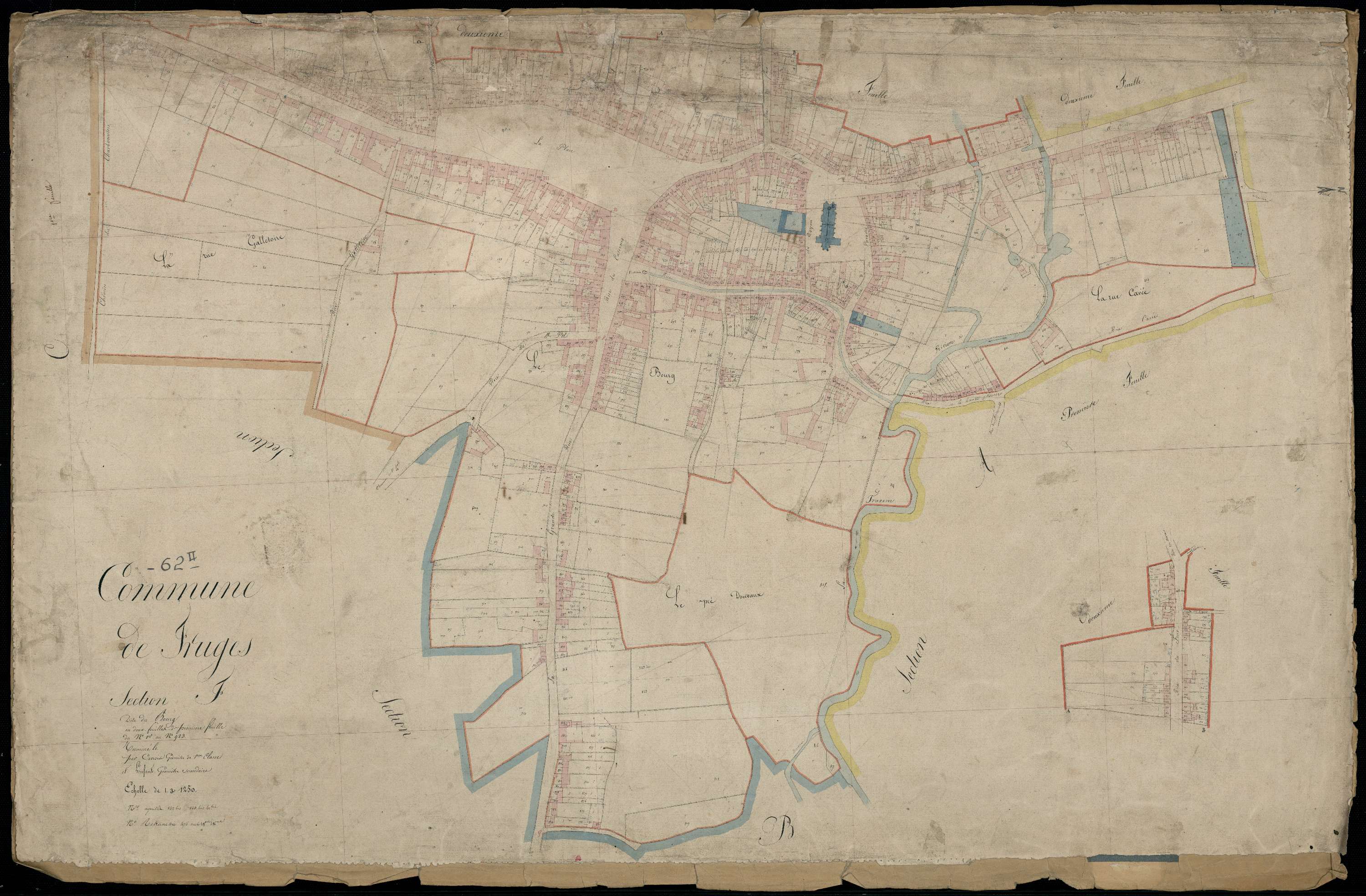 Fruges - Section F, 1re feuille