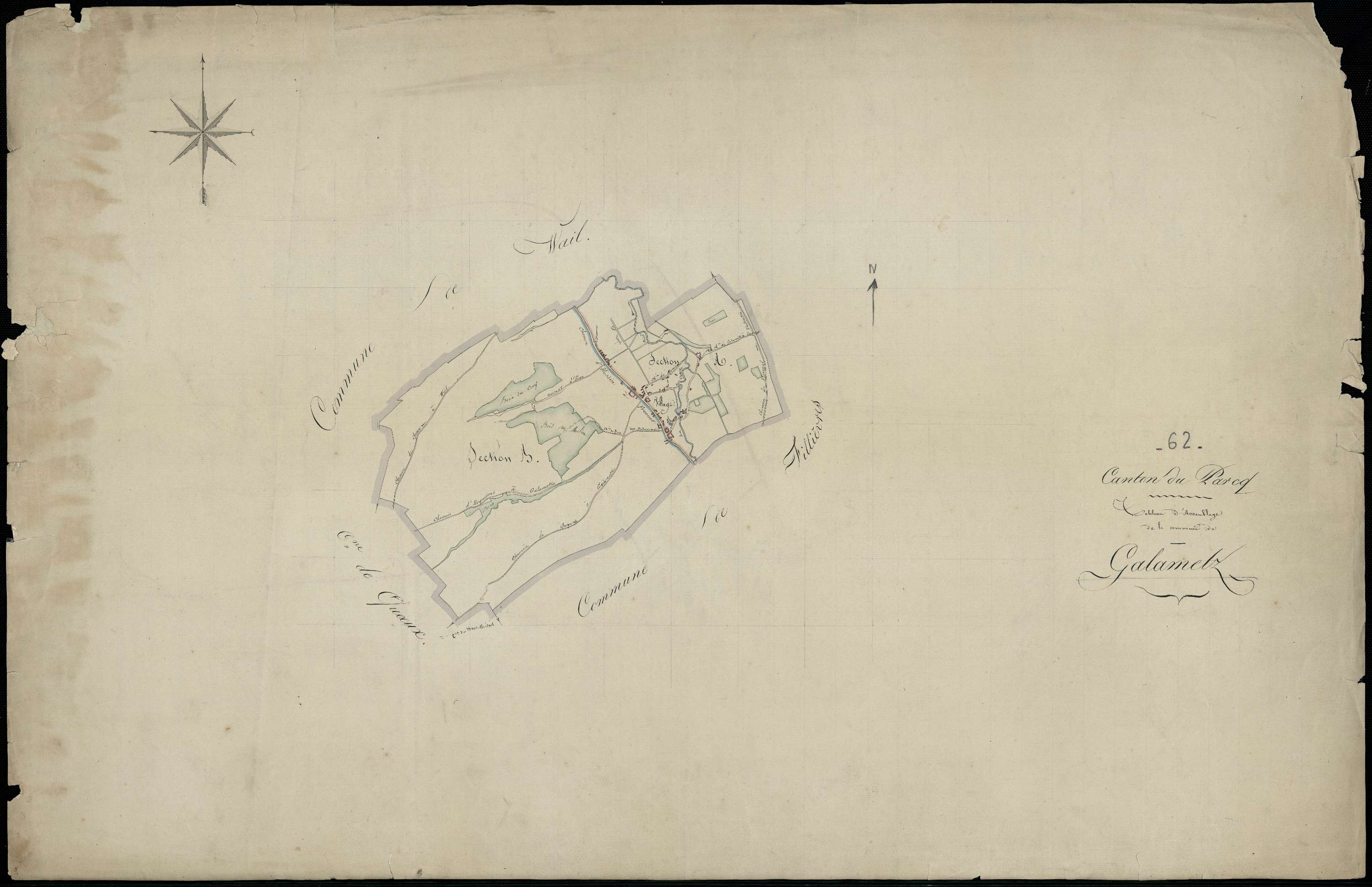 Galametz - Tableau d'assemblage