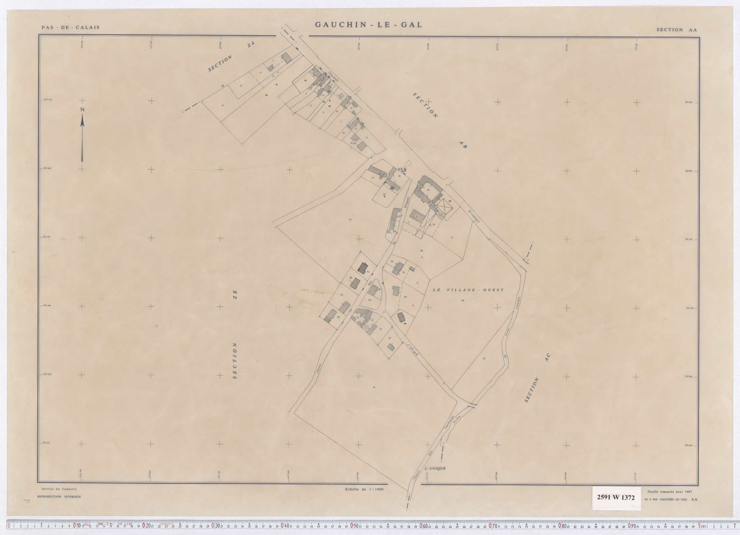 Gauchin-Légal - Section AA.