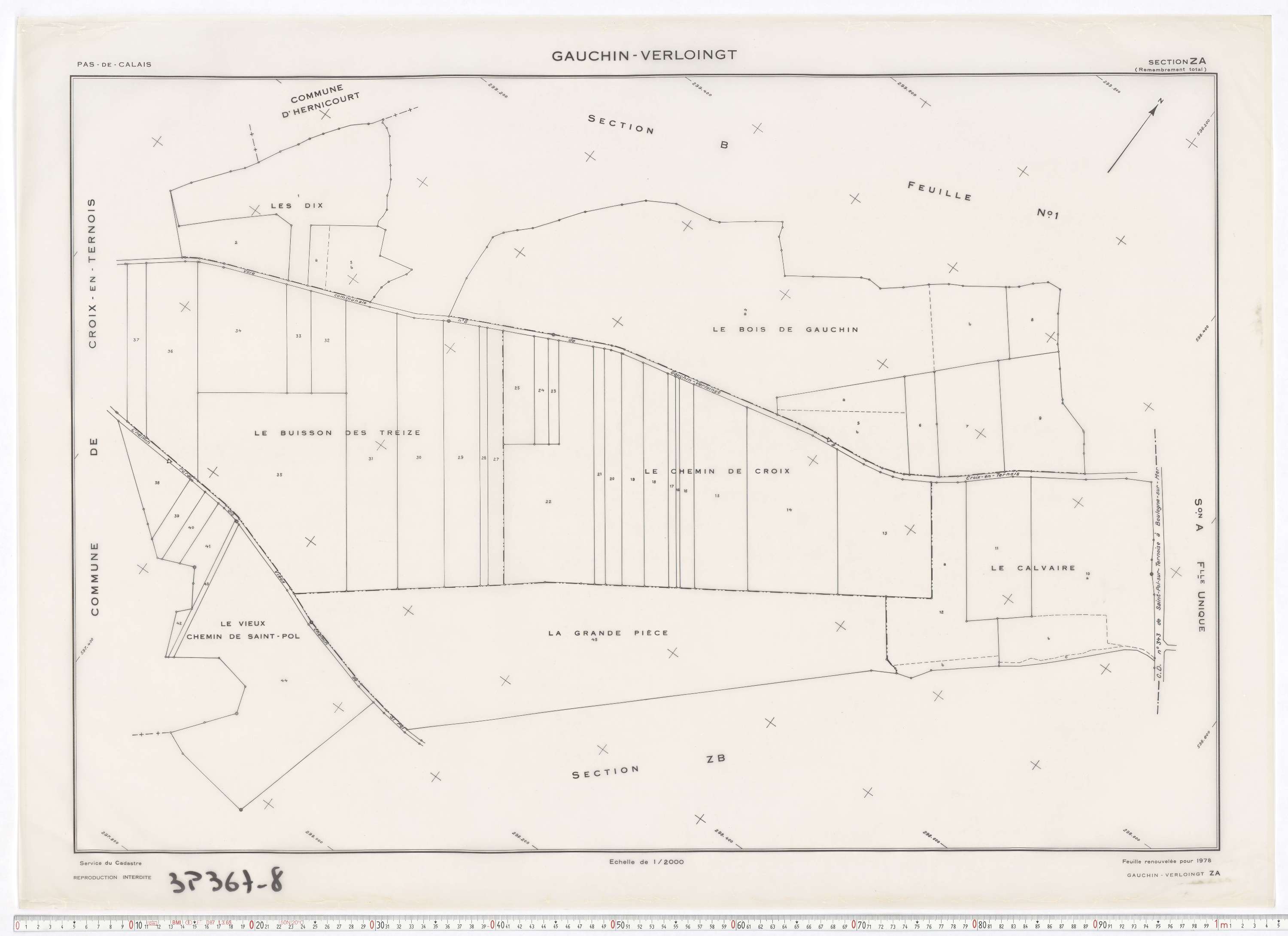 Gauchin-Verloingt - Section ZA.