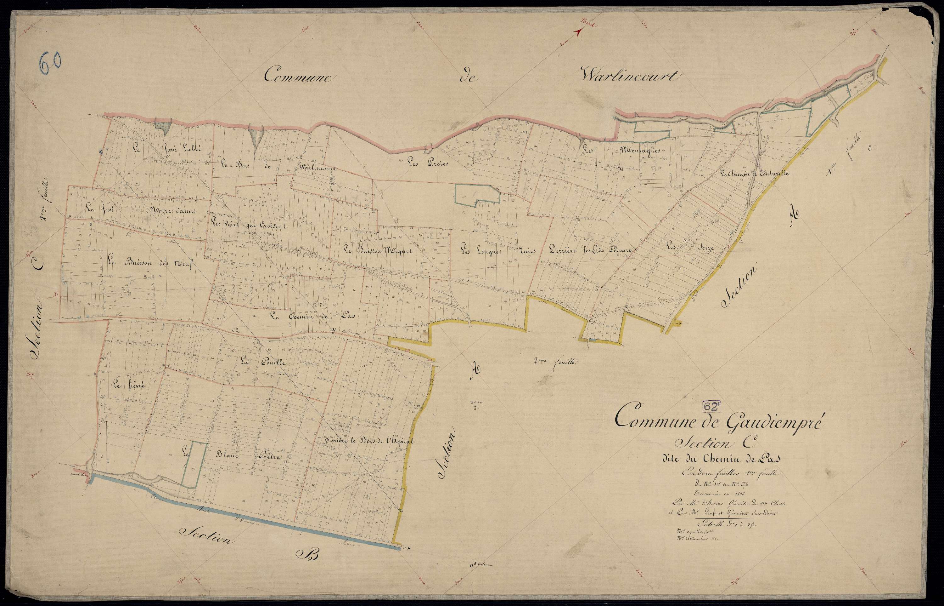 Gaudiempré - Section C, 1re feuille