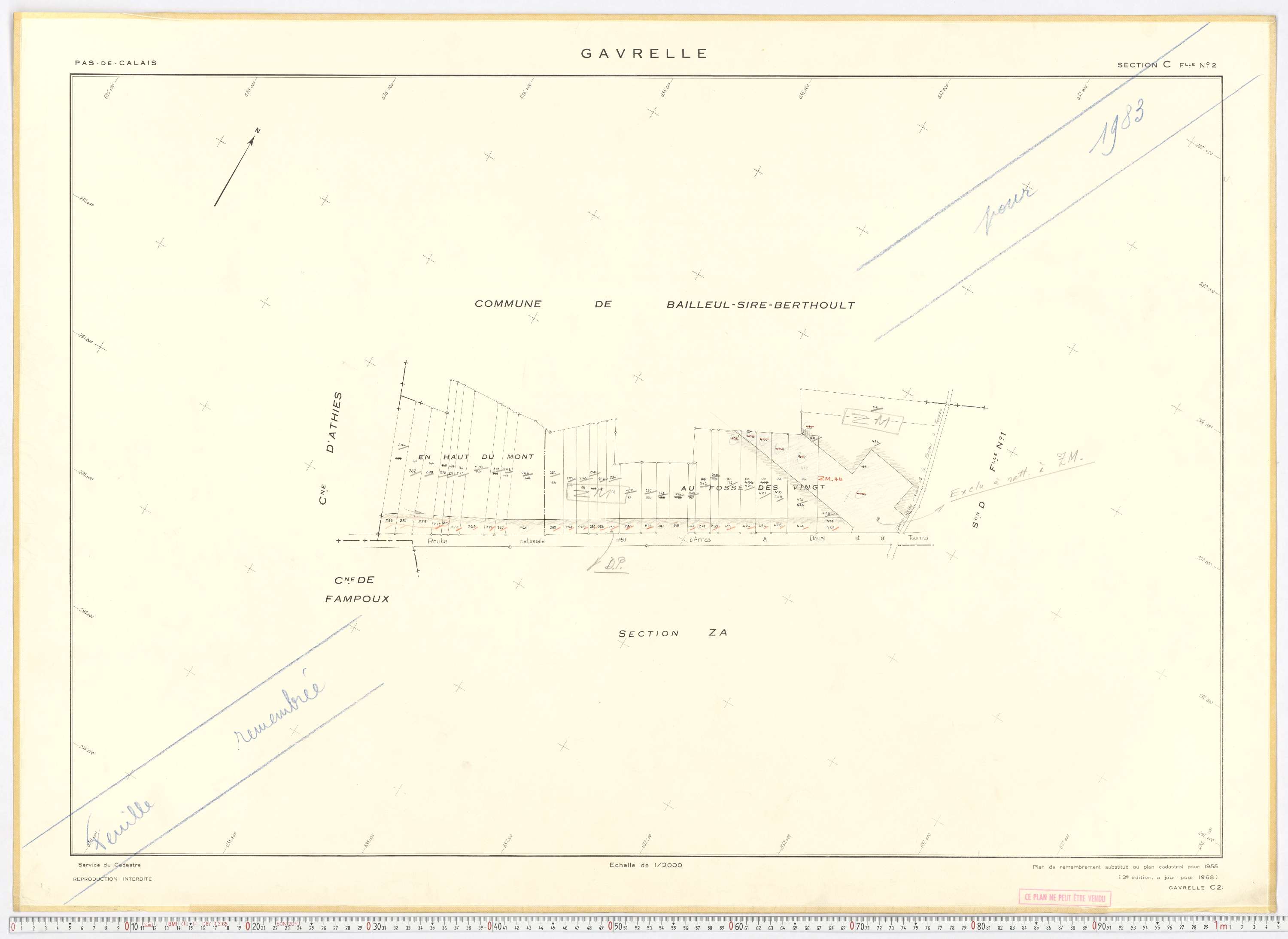 Gavrelle - Section C, feuille 2.
