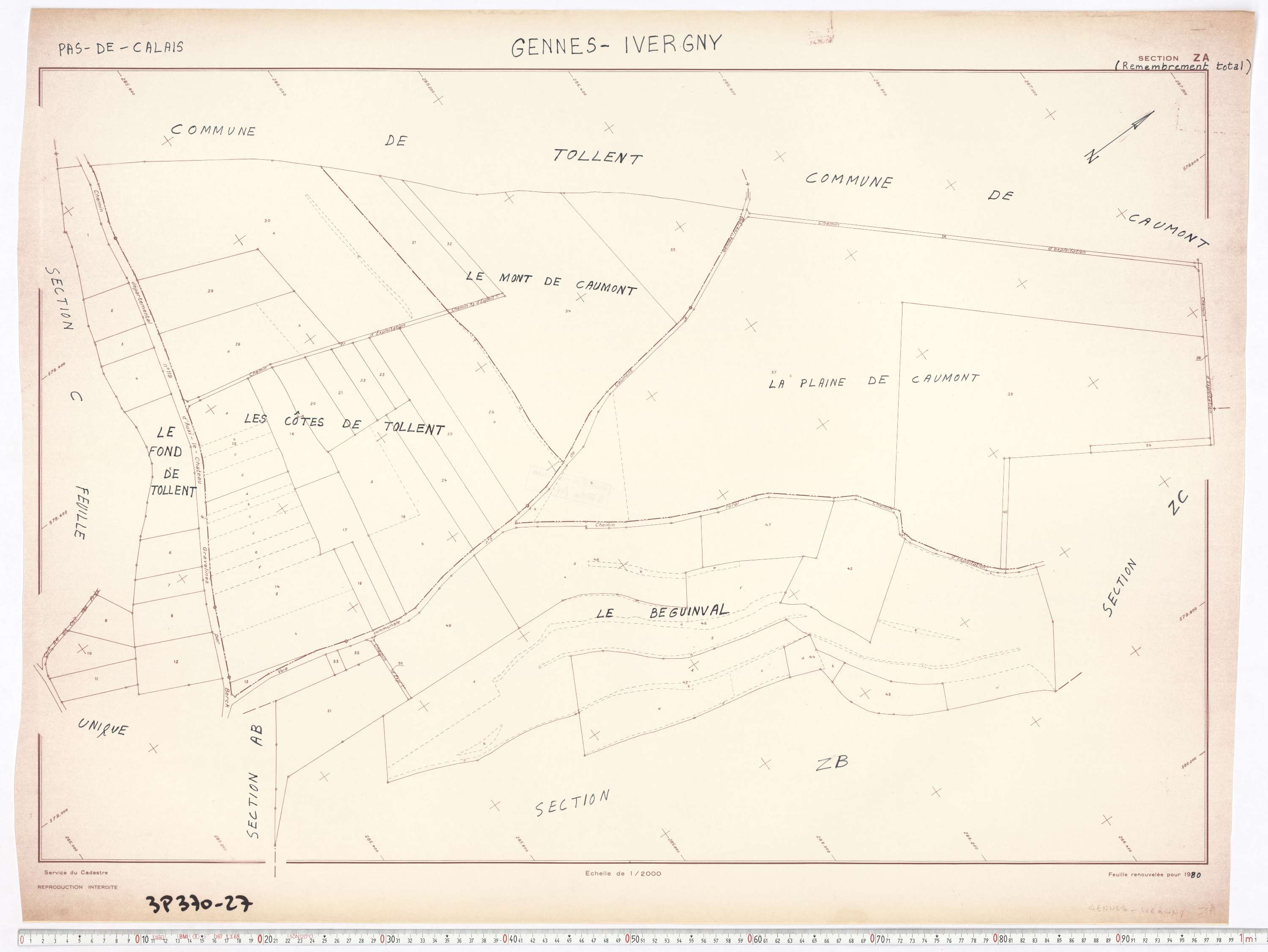 Gennes-Ivergny - Section ZA.