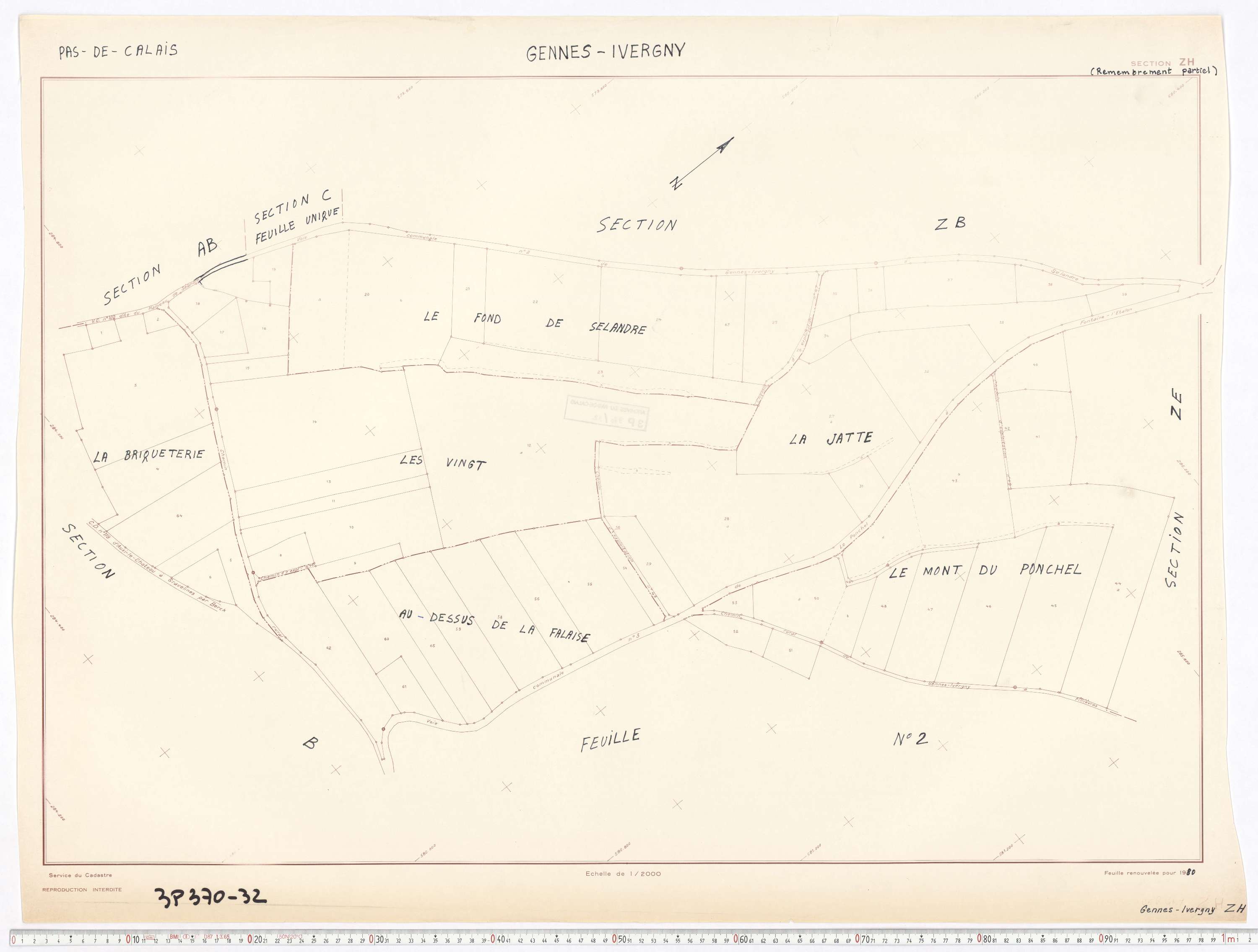 Gennes-Ivergny - Section ZH.