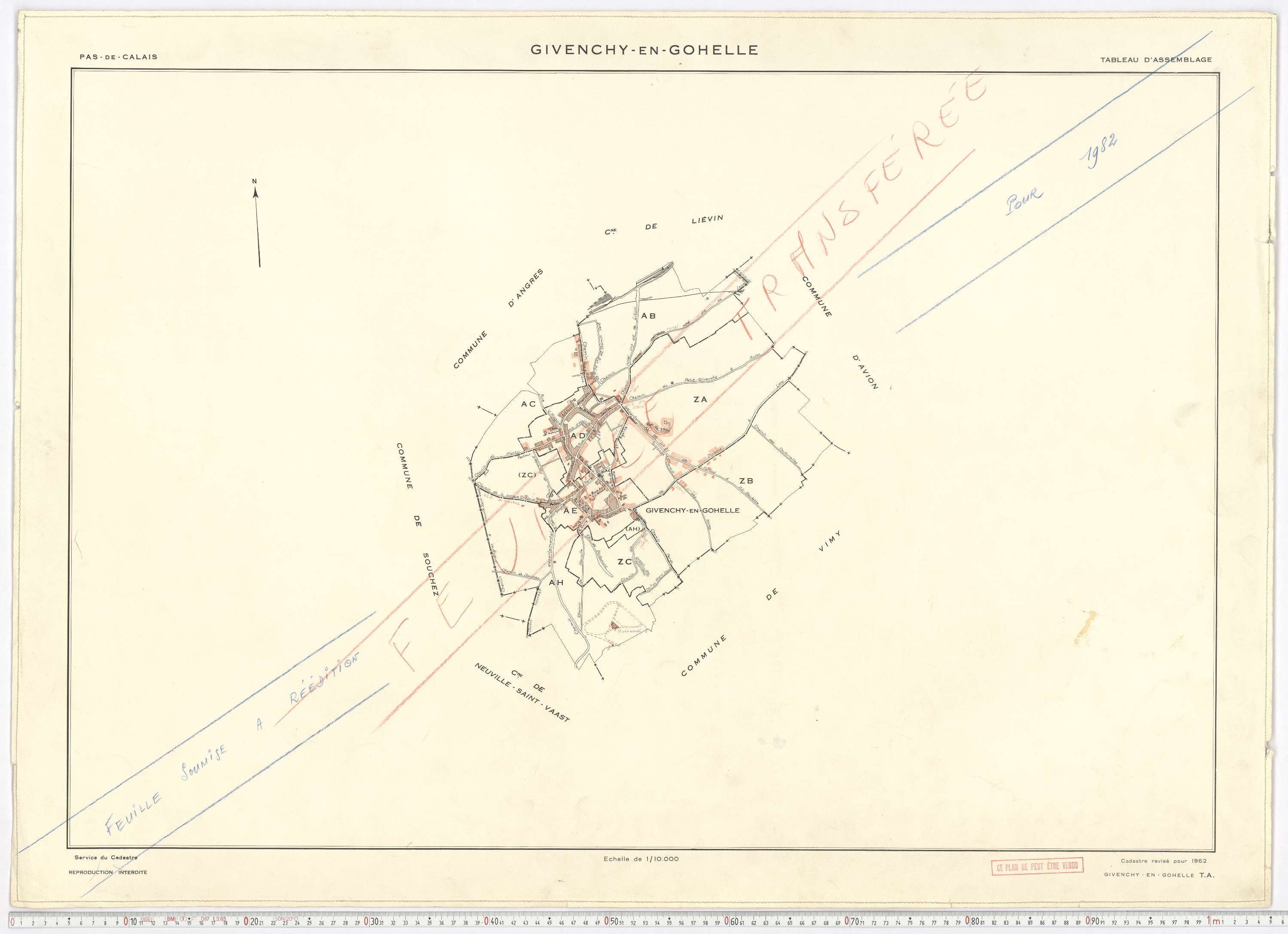 Givenchy-en-Gohelle - Tableau d'assemblage.