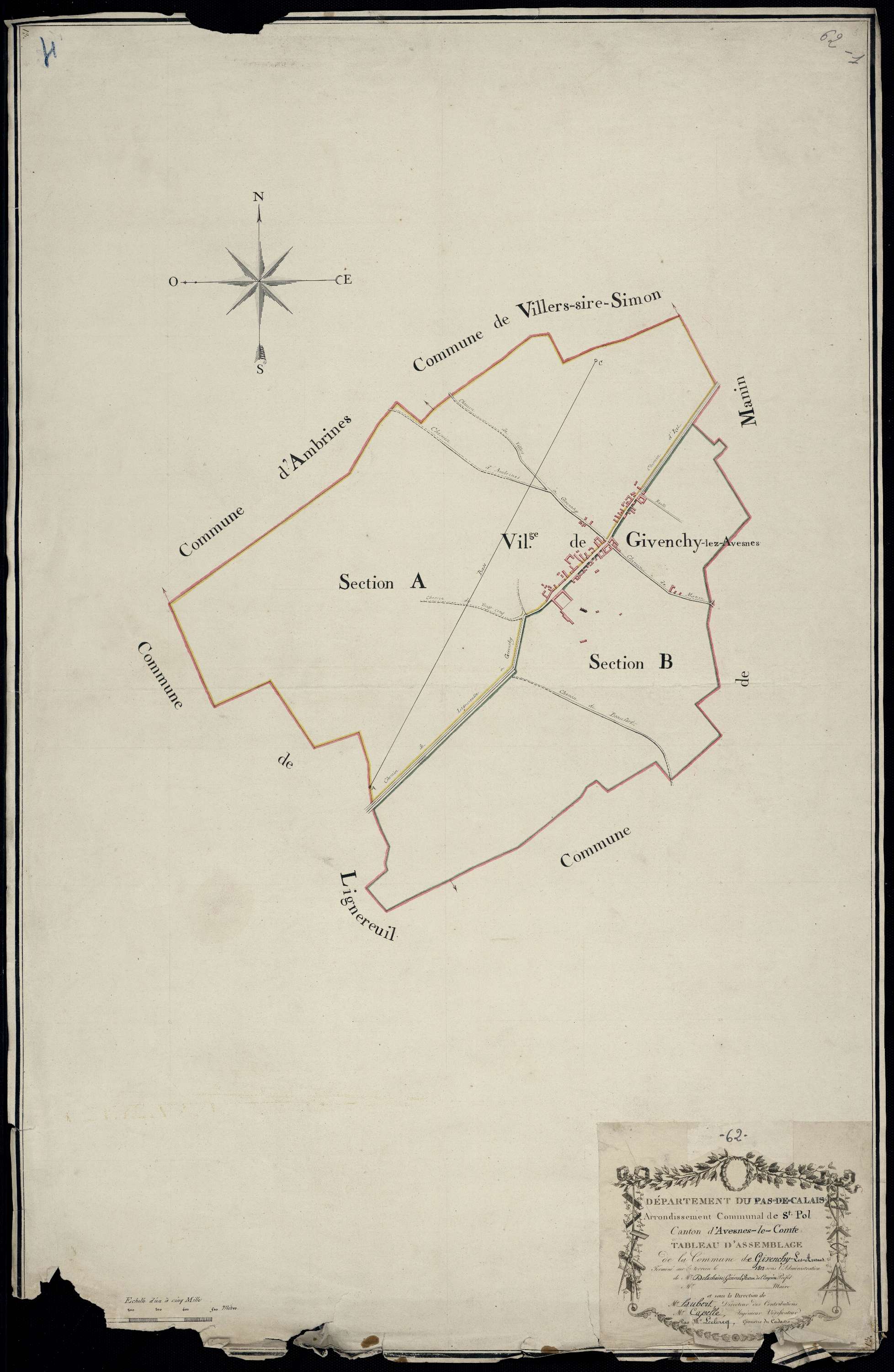 Givenchy-le-Noble - Tableau d'assemblage