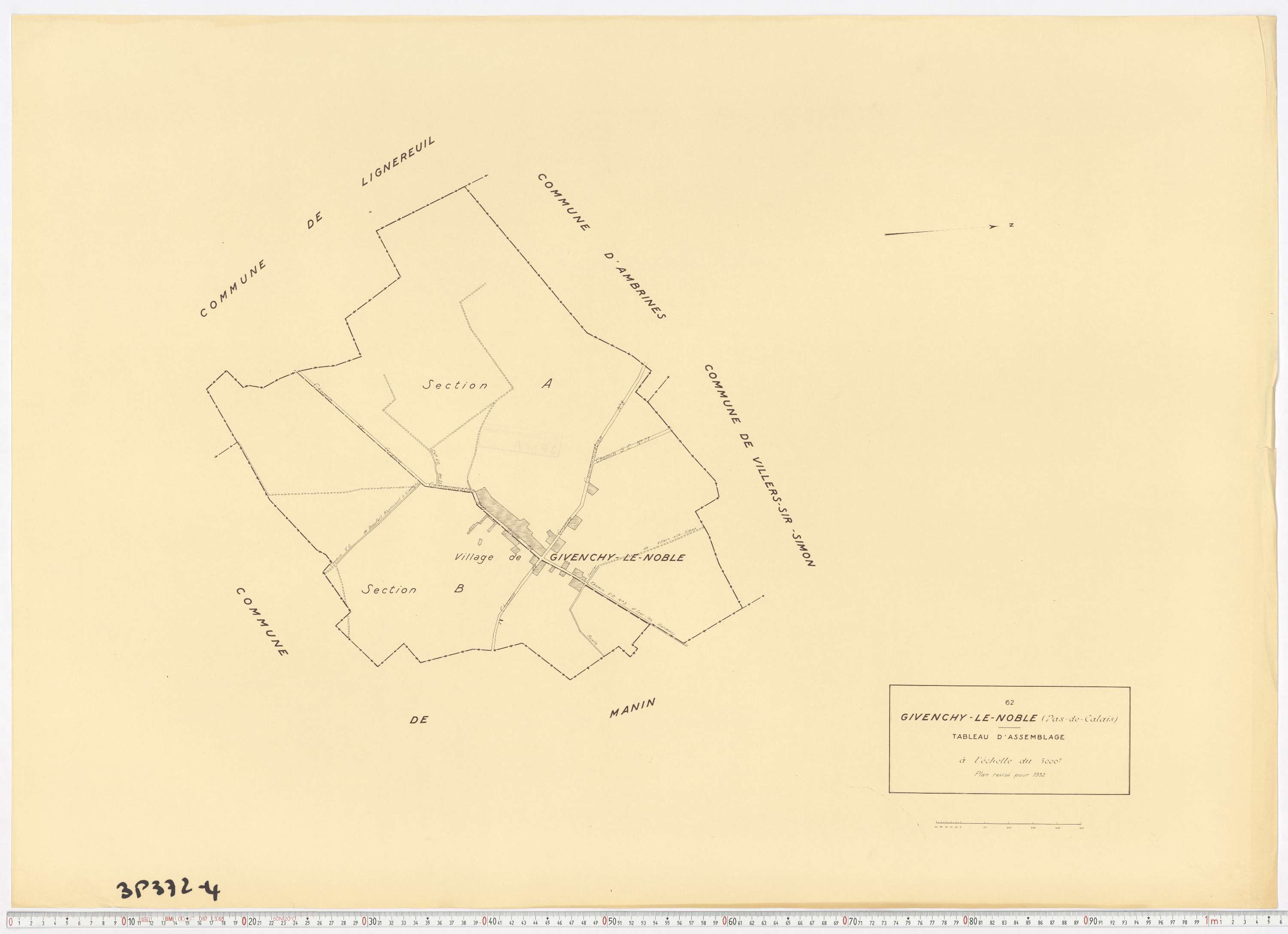 Givenchy-le-Noble - Tableau d'assemblage.
