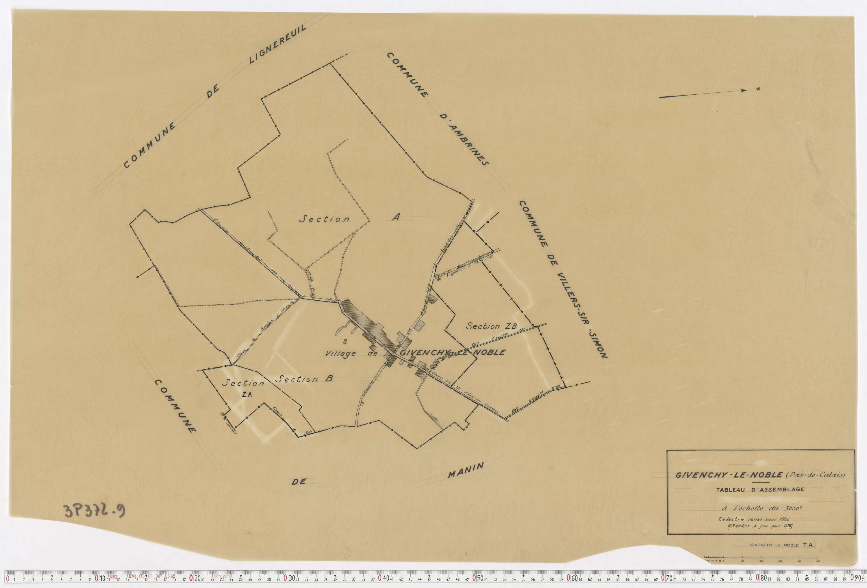 Givenchy-le-Noble - Tableau d'assemblage.