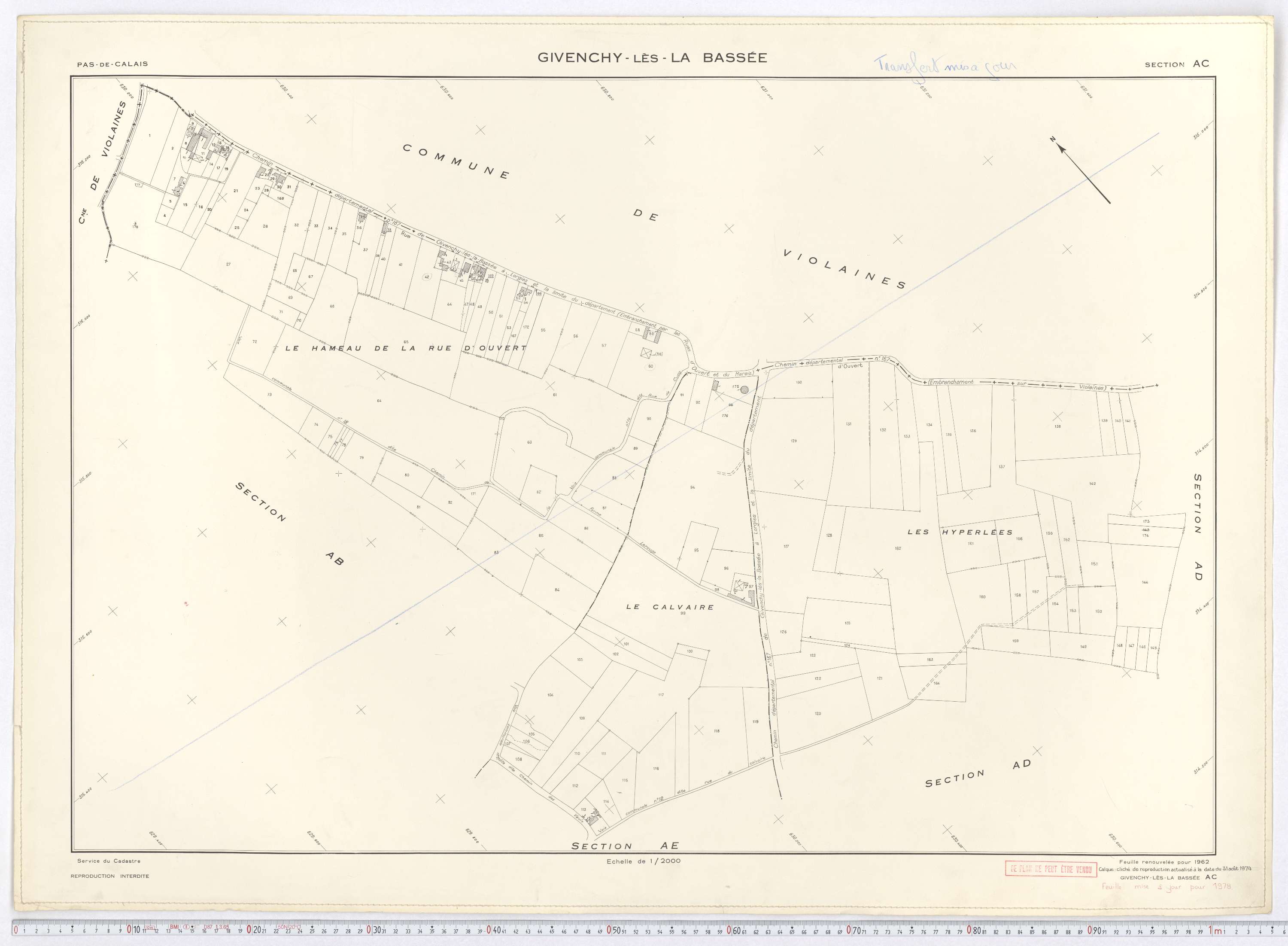 Givenchy-lès-la-Bassée - Section AC.