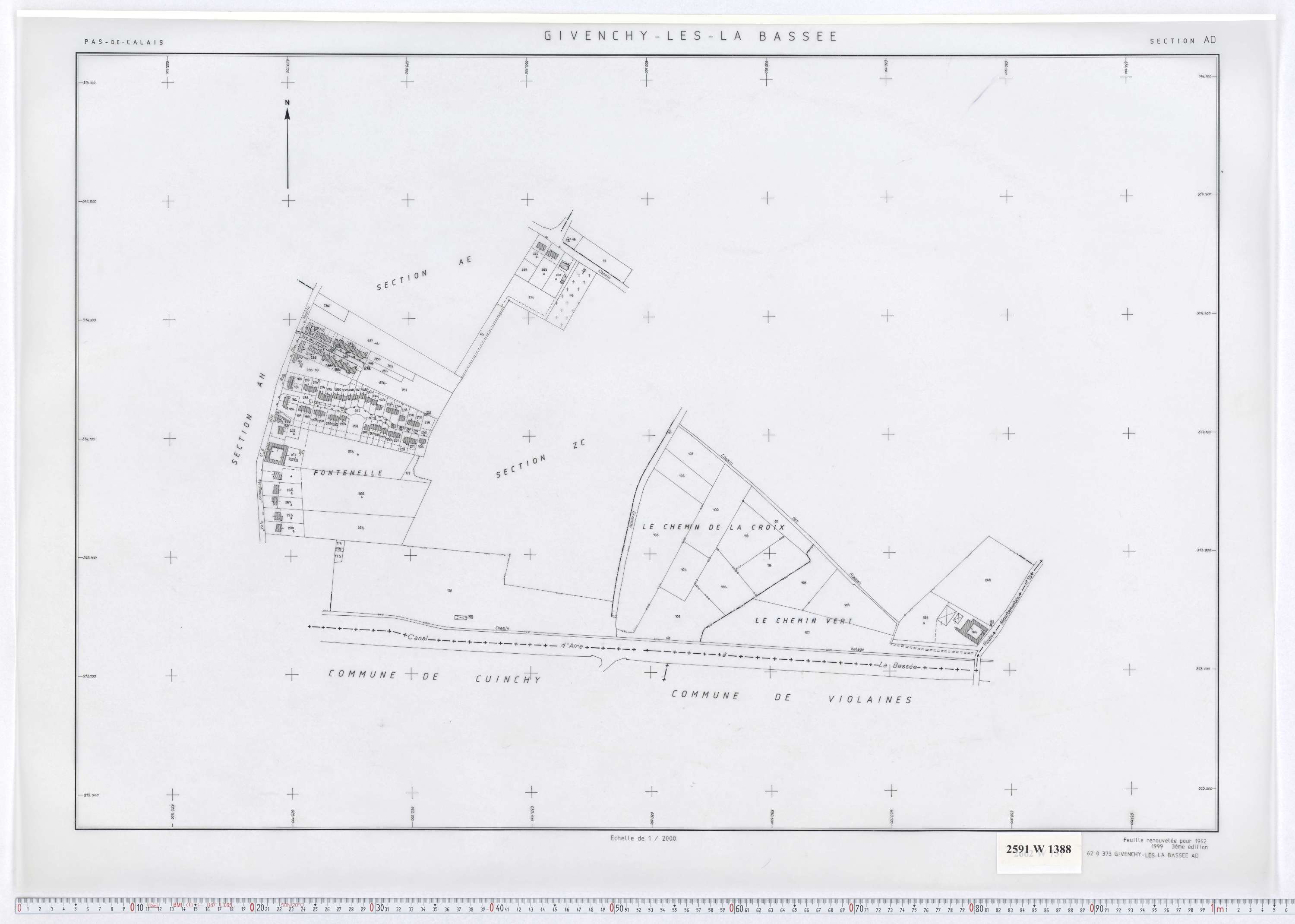 Givenchy-lès-la-Bassée - Section AD.