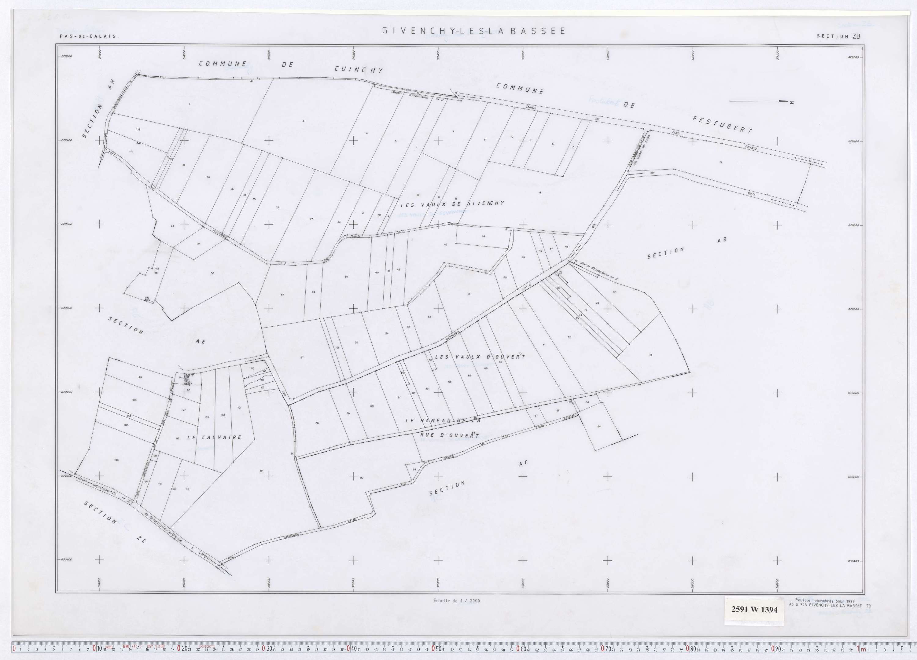 Givenchy-lès-la-Bassée - Section ZB.