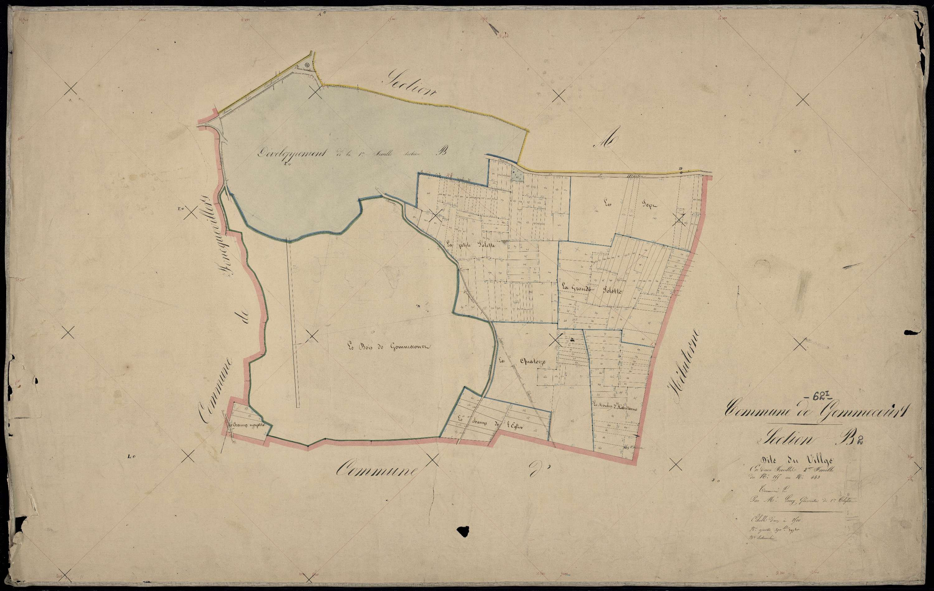 Gommecourt - Section B, 2e feuille