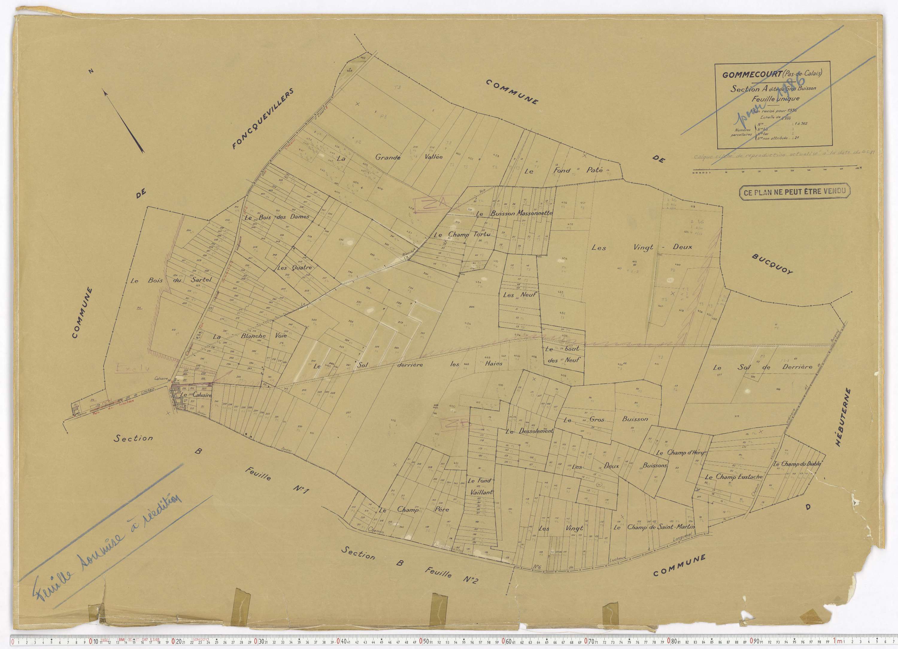 Gommecourt - Section A.