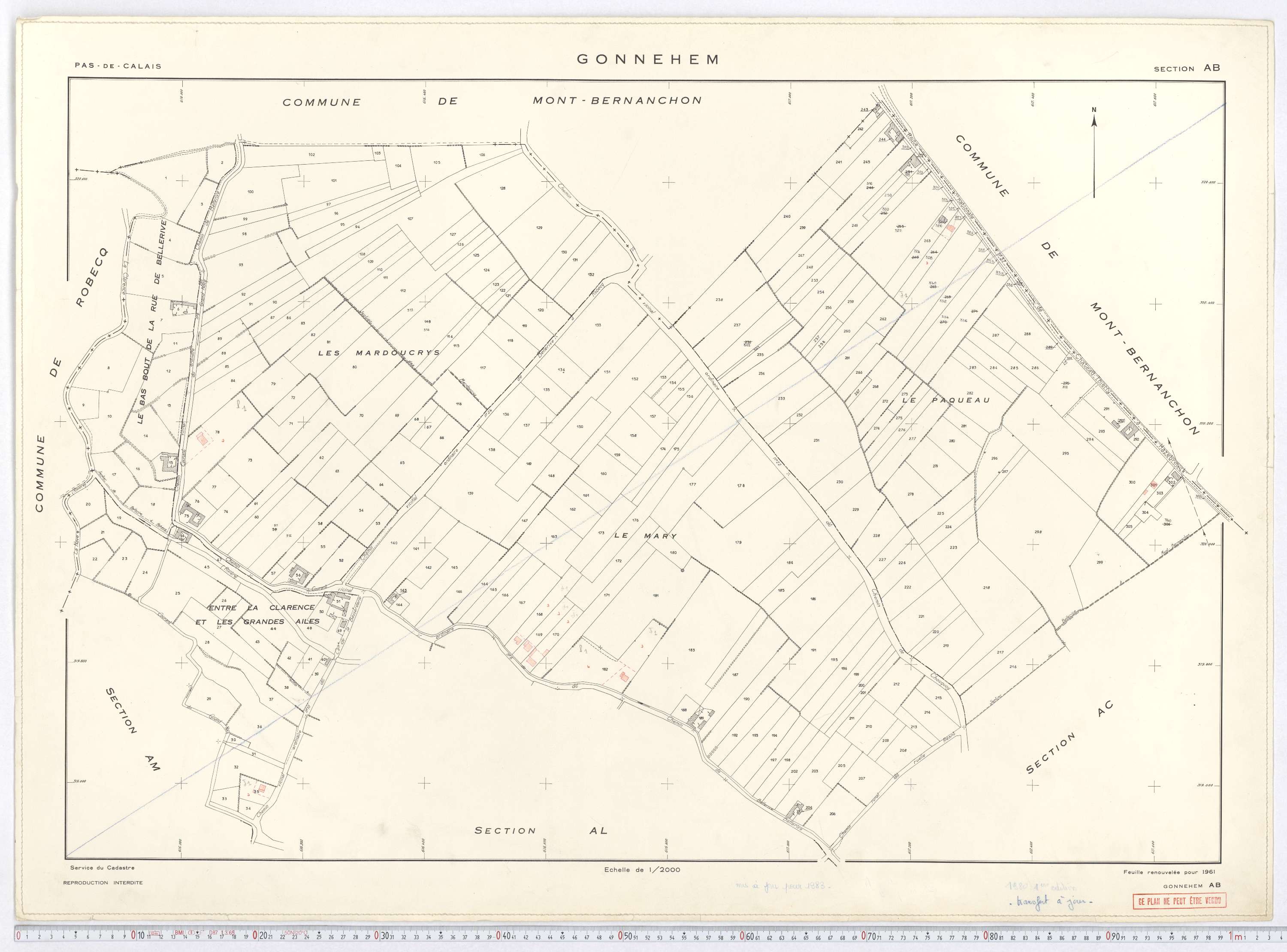 Gonnehem - Section AB.