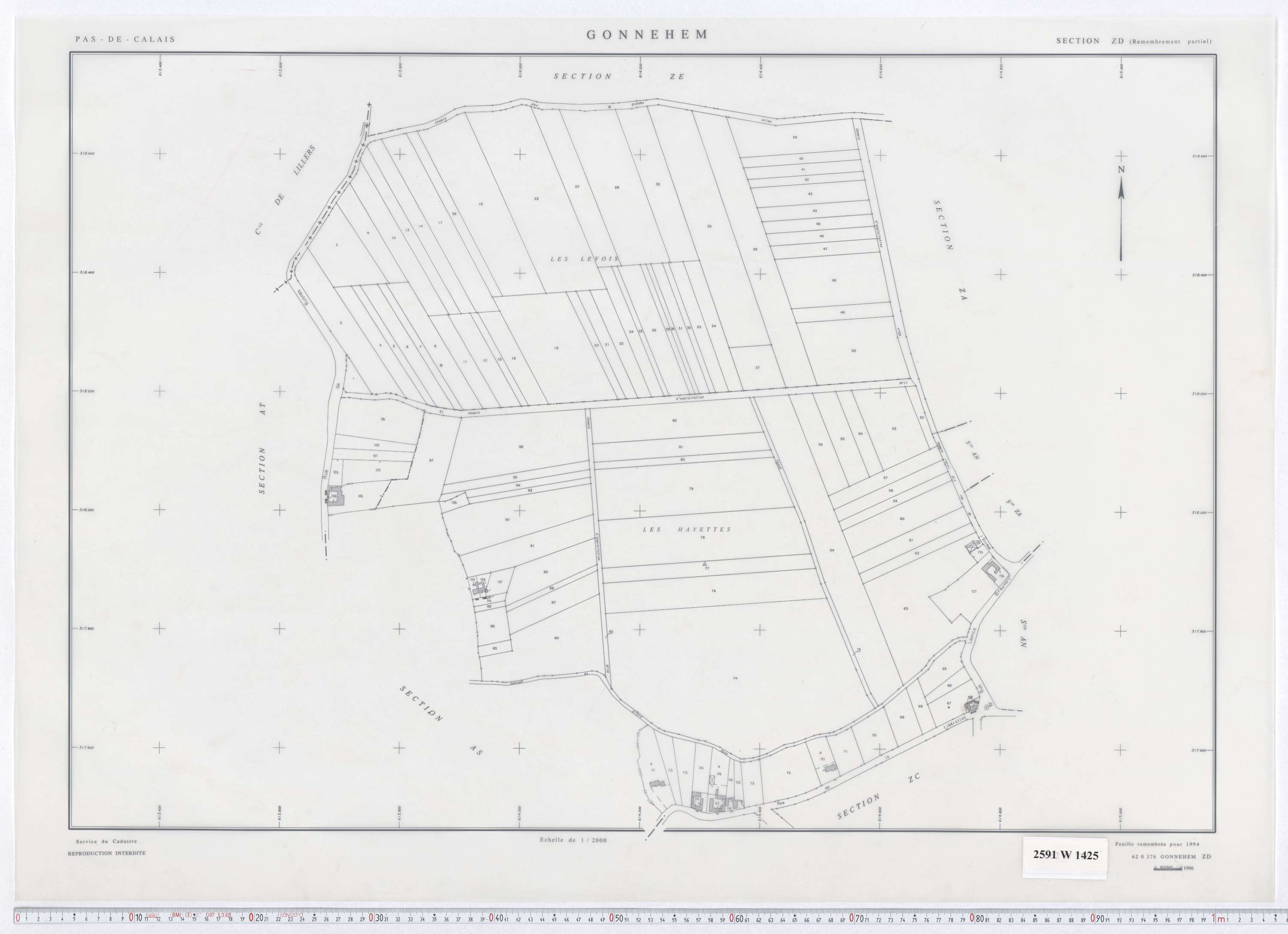 Gonnehem - Section ZD.