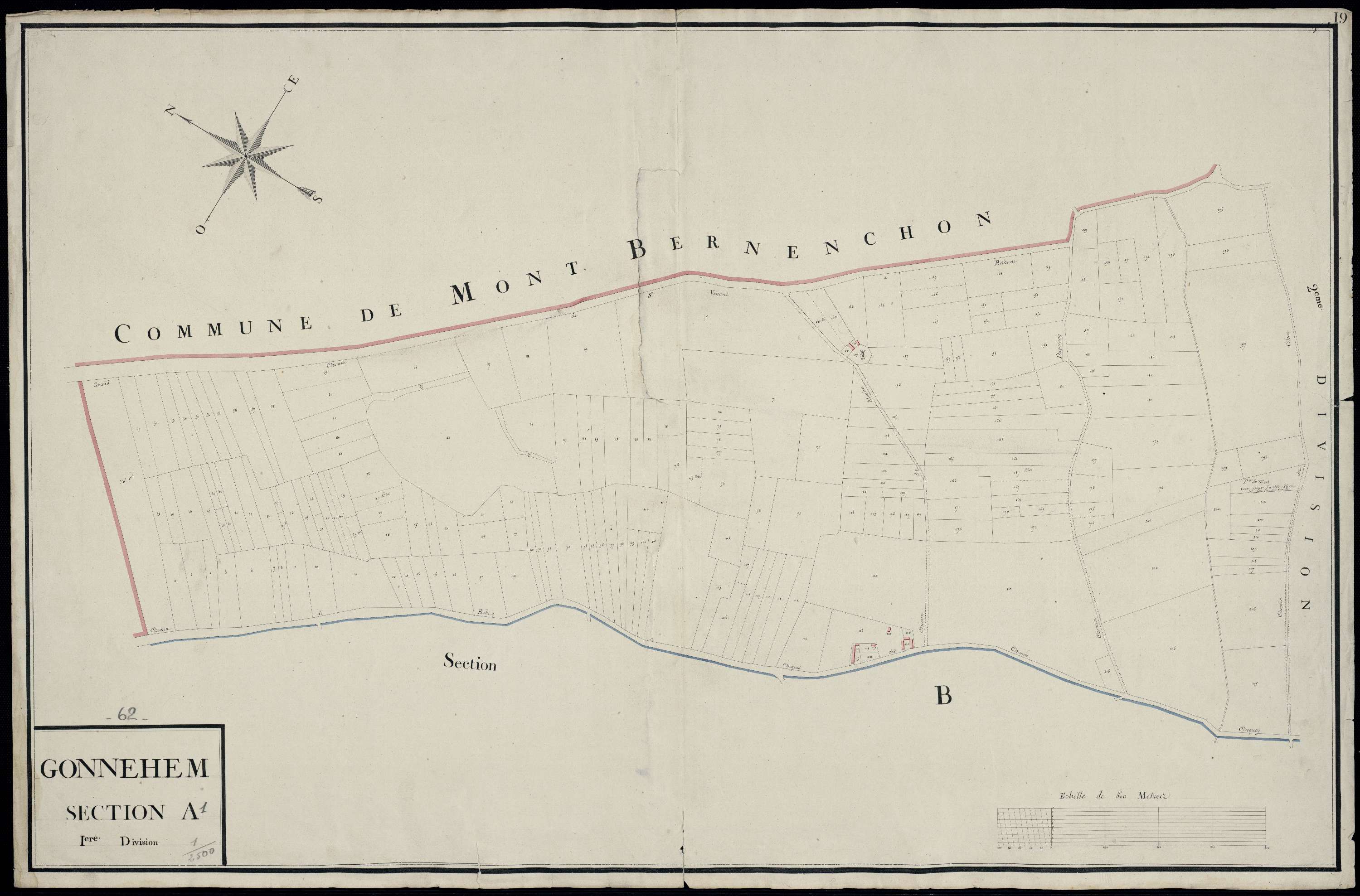 Gonnehem - Section A, 1re feuille