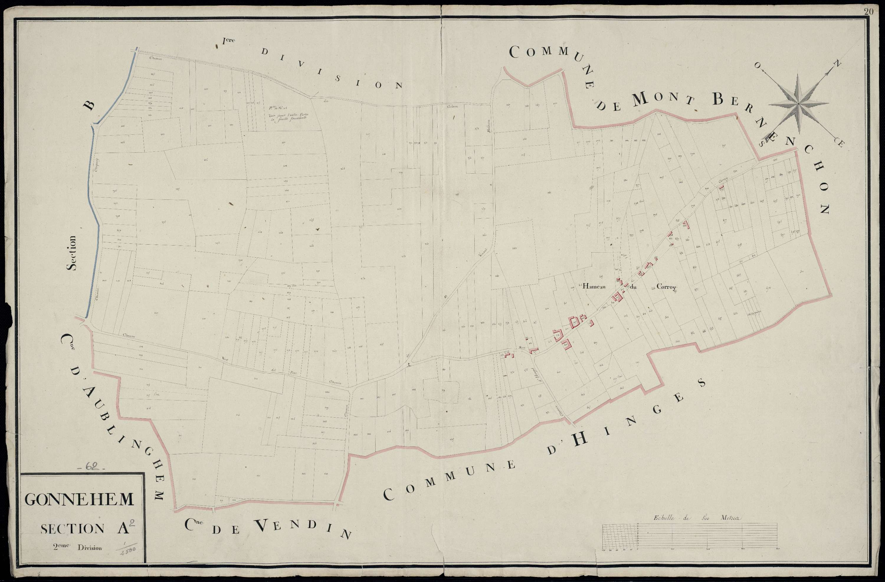 Gonnehem - Section A, 2e feuille