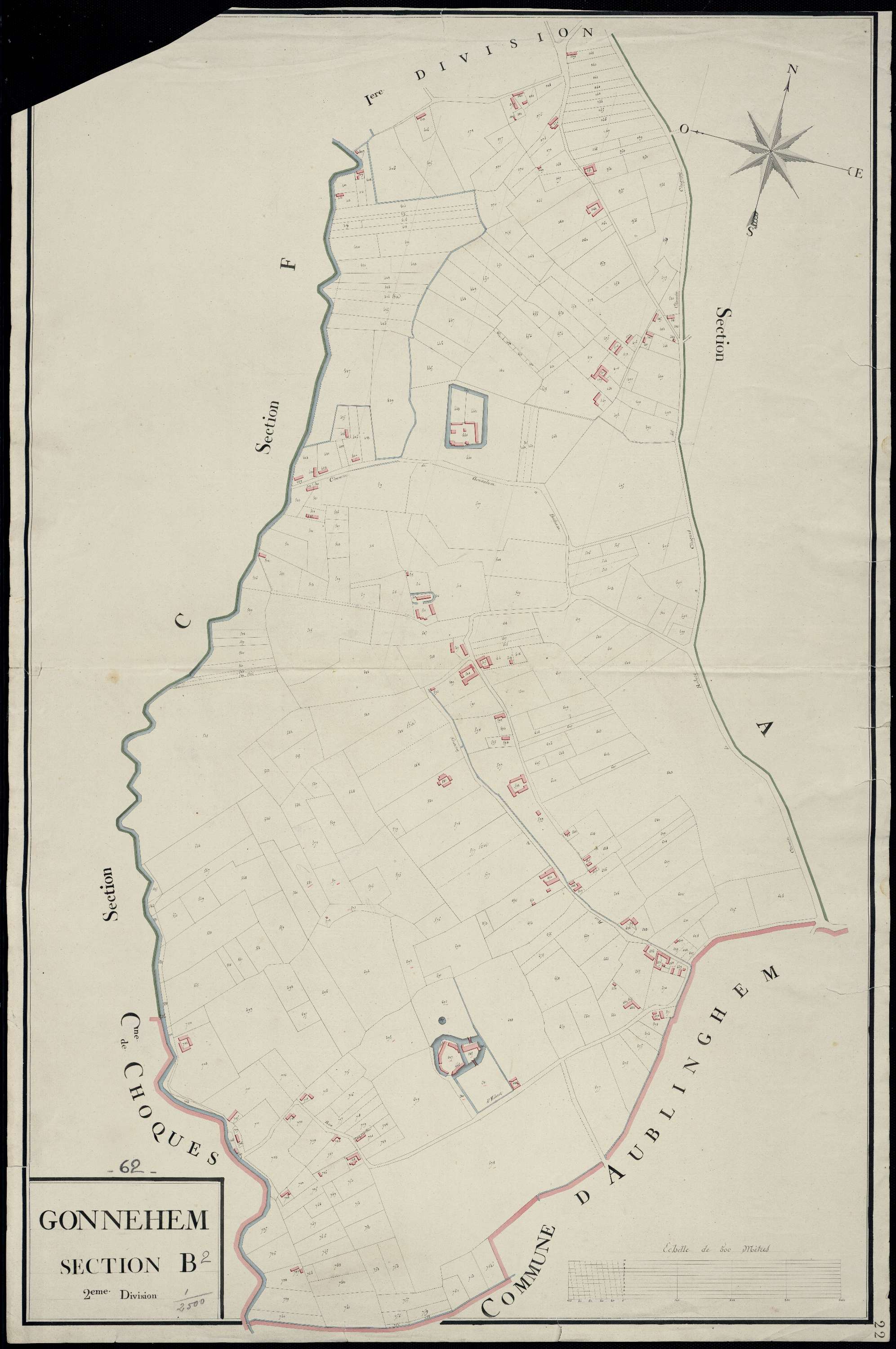 Gonnehem - Section B, 2e feuille