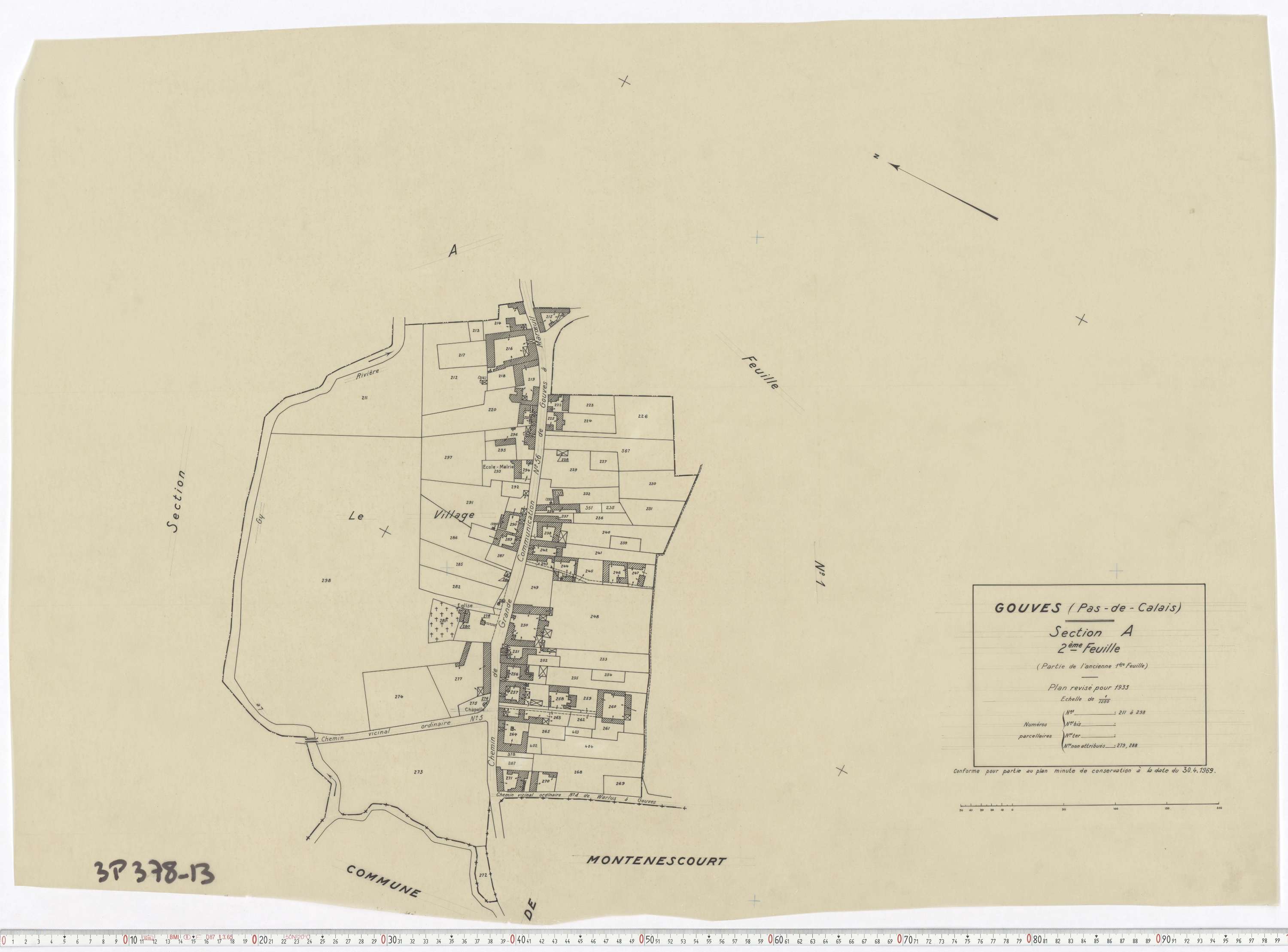 Gouves - Section A, feuille 2.