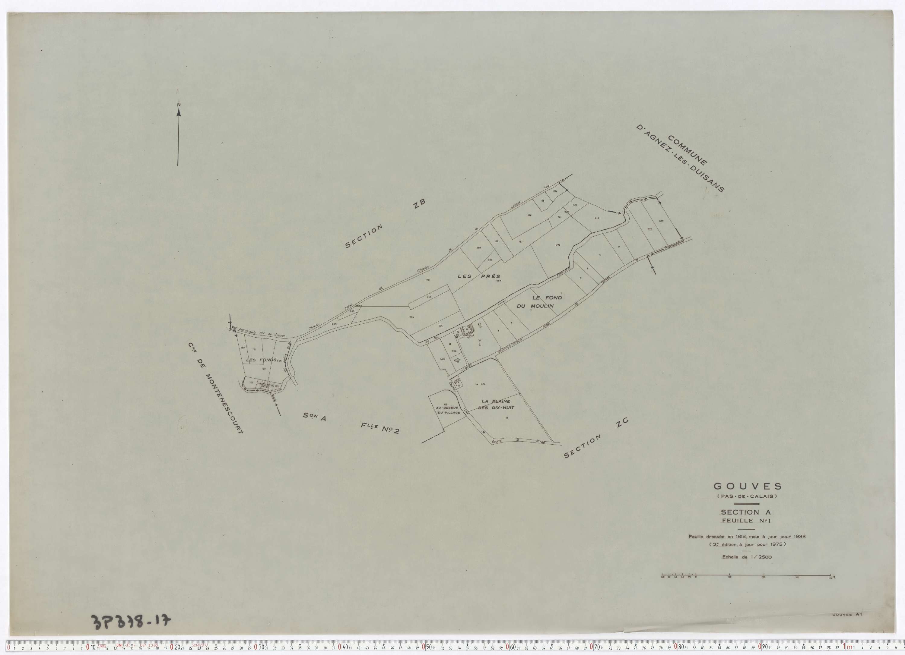 Gouves - Section A, feuille 1.