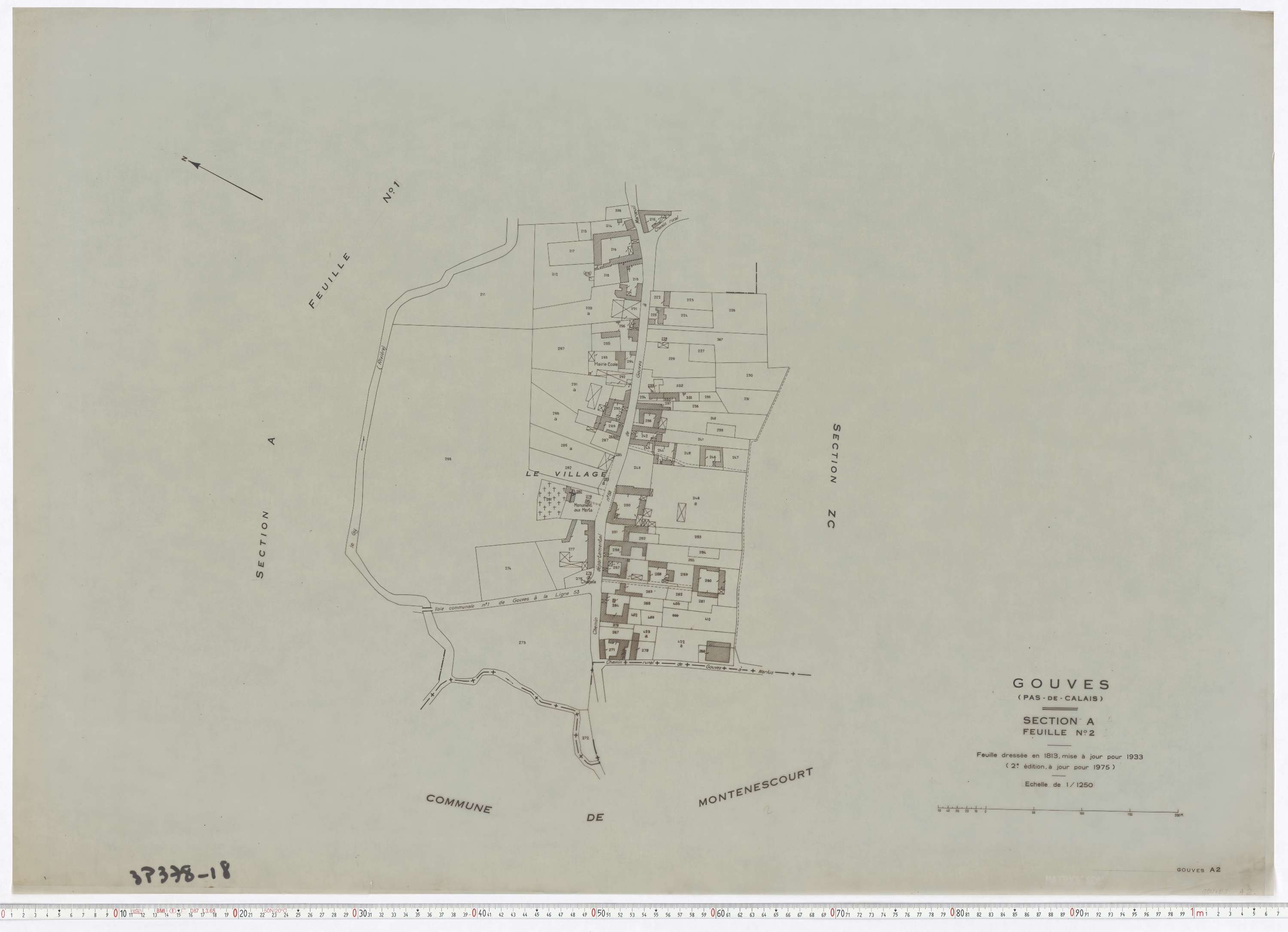 Gouves - Section A, feuille 2.